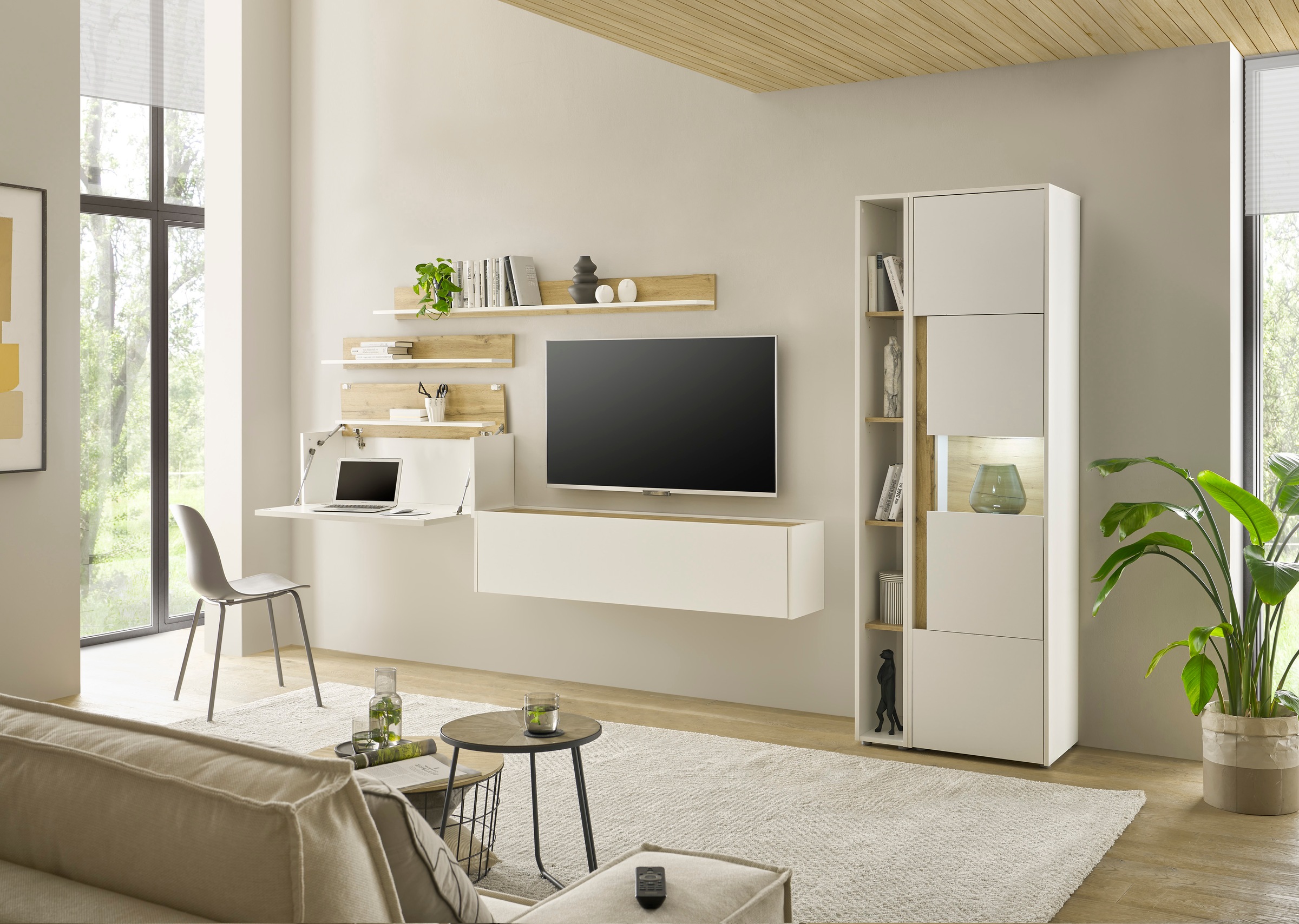 INOSIGN Büromöbel-Set »CiTY/GiRON«, (Set, 5 tlg.), Home Office