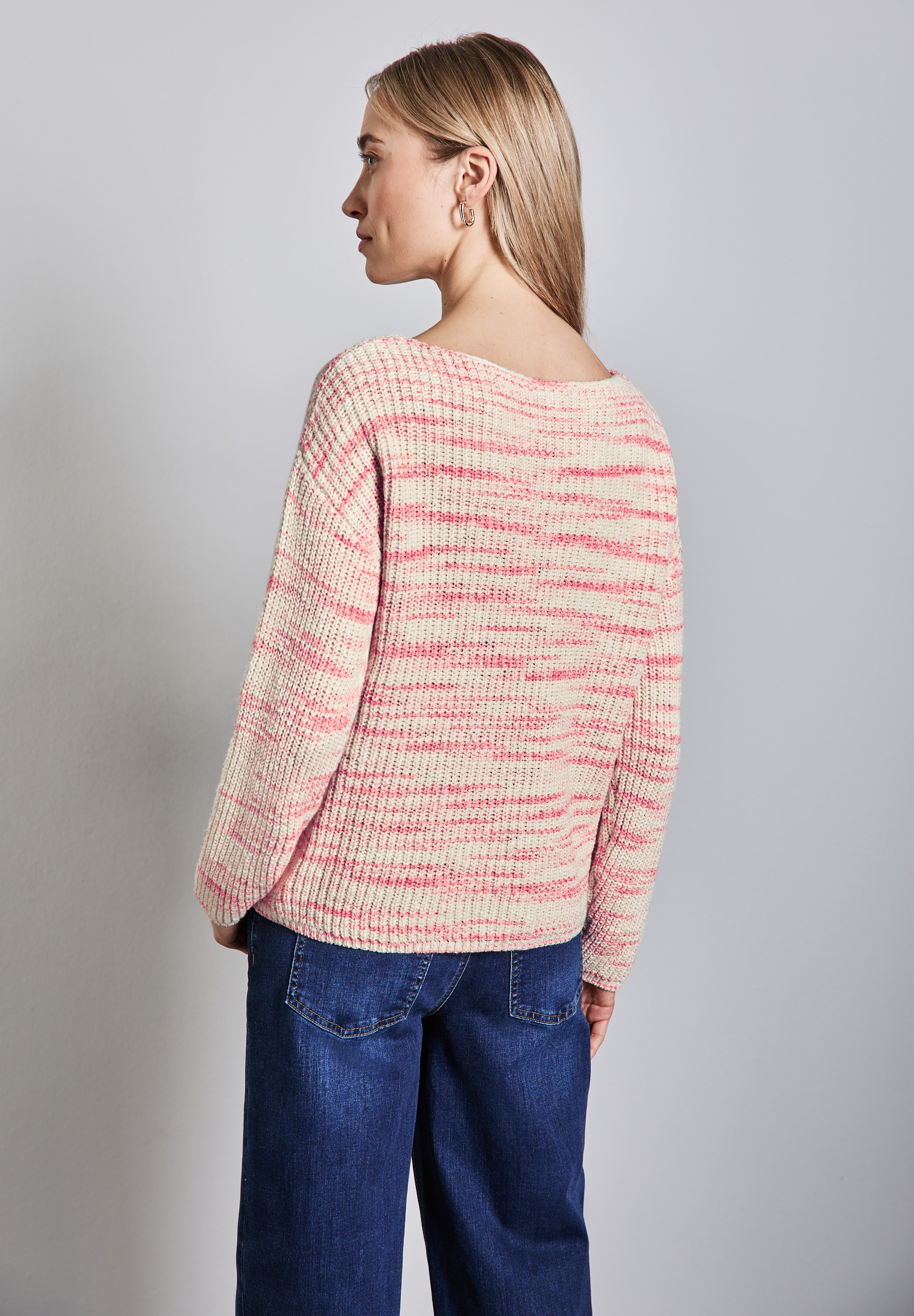STREET ONE Strickpullover, mit U-Boot-Ausschnitt