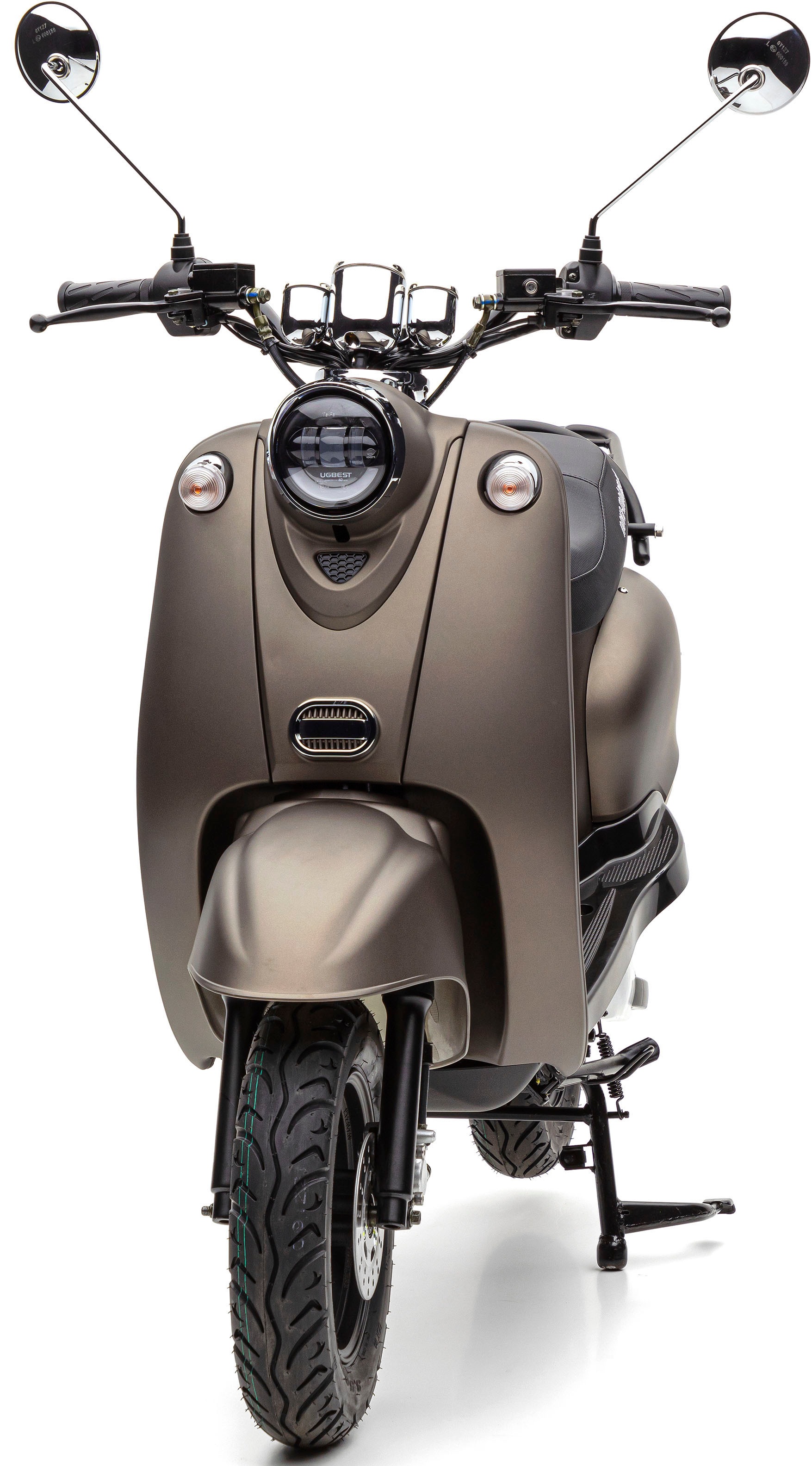Li«, E-Motorroller Motors BAUR Rechnung | Nova hinten auf »eRetro Dual-Stoßdämpfer Star härteverstellbare