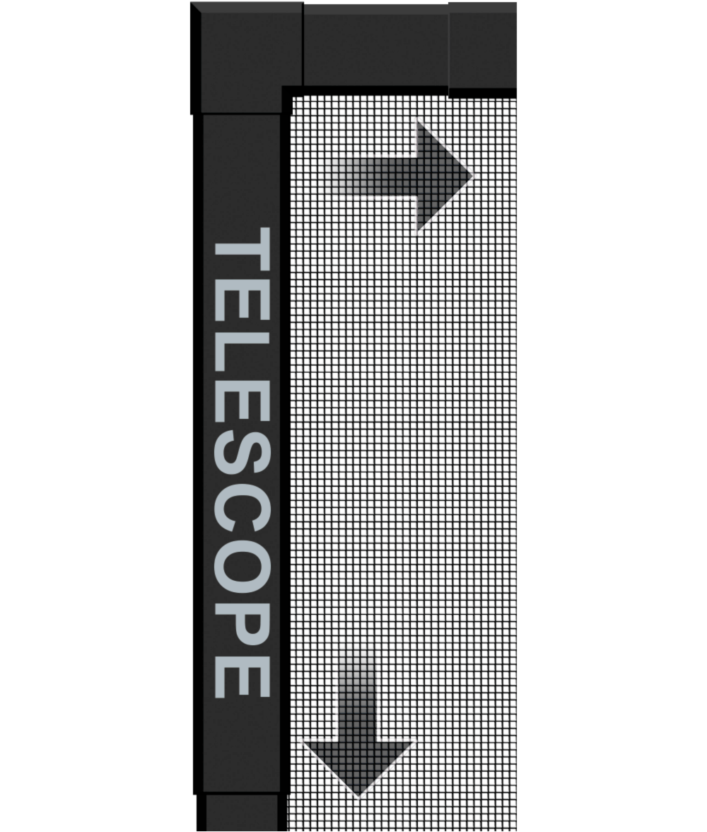 SCHELLENBERG Insektenschutz-Fensterrahmen »Telescope, ausziehbarer Insektenschutz-Rahmen«, für Fenster bis max. 100 x 120 cm und 140 x 150 cm, anthrazit und weiß