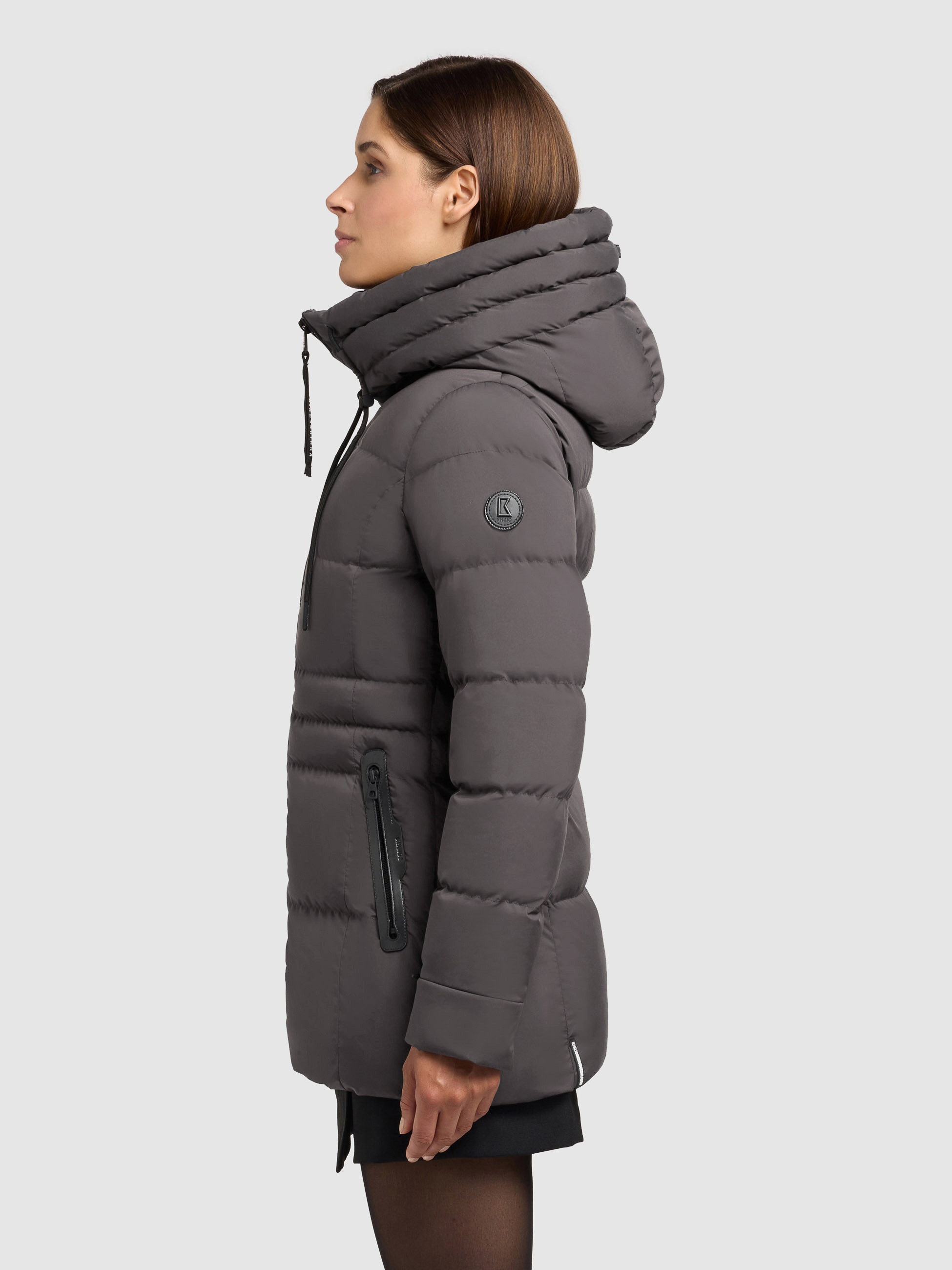Thumbnail - khujo Steppjacke "MATLA" mit Kapuze Reißverschlusstaschen mit Fleecefutter, eine Ärmeltasche
