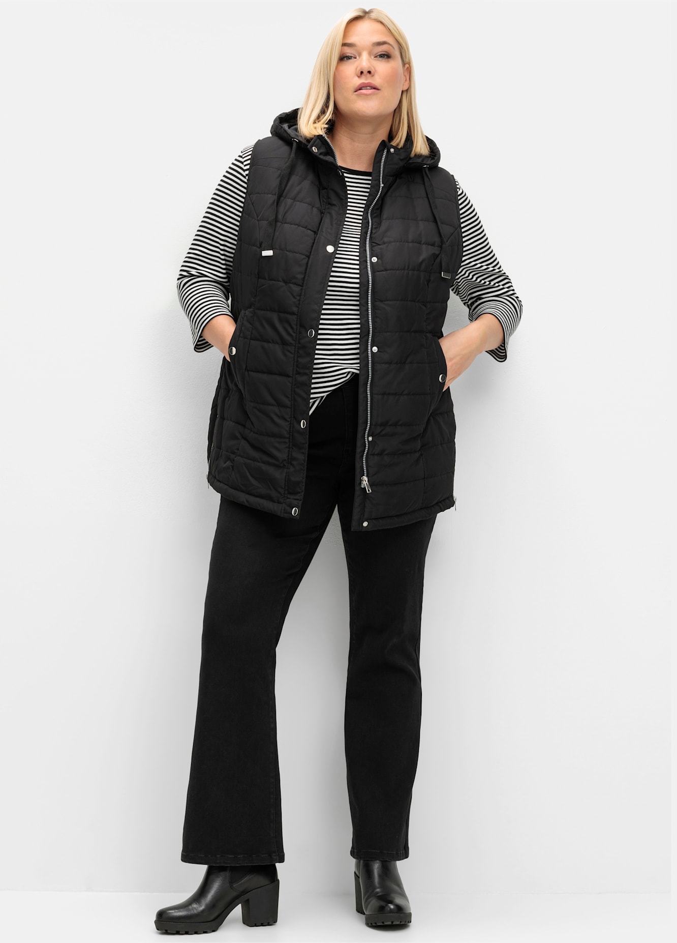 Sheego Bootcut-Jeans 1 Stk. tlg. günstig online kaufen