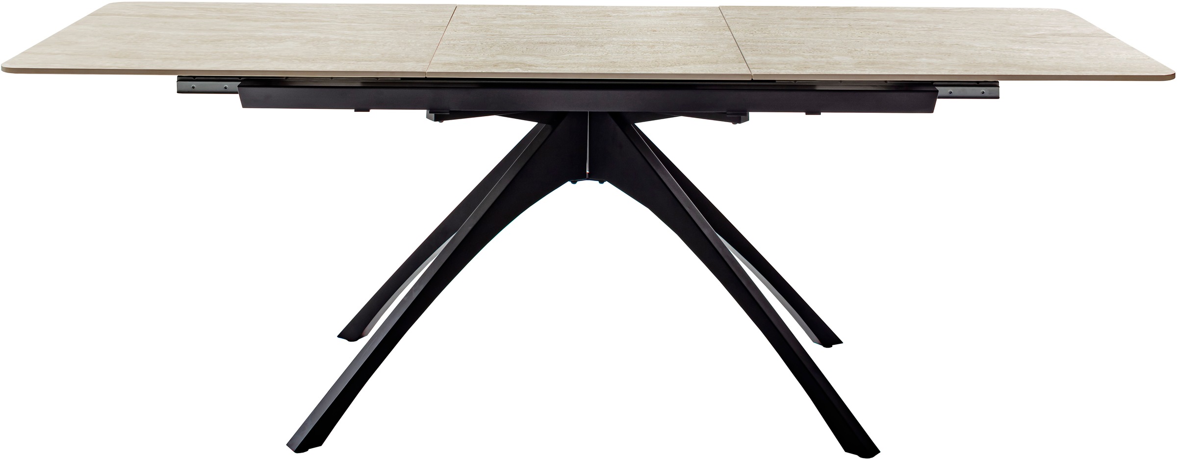 MCA furniture Esstisch »CERRITO Auszugtisch 160-220 cm - marmoriert«, (1 St.), Keramik,Metall,Synchronauszug,ausziehbar,8-10 Personen
