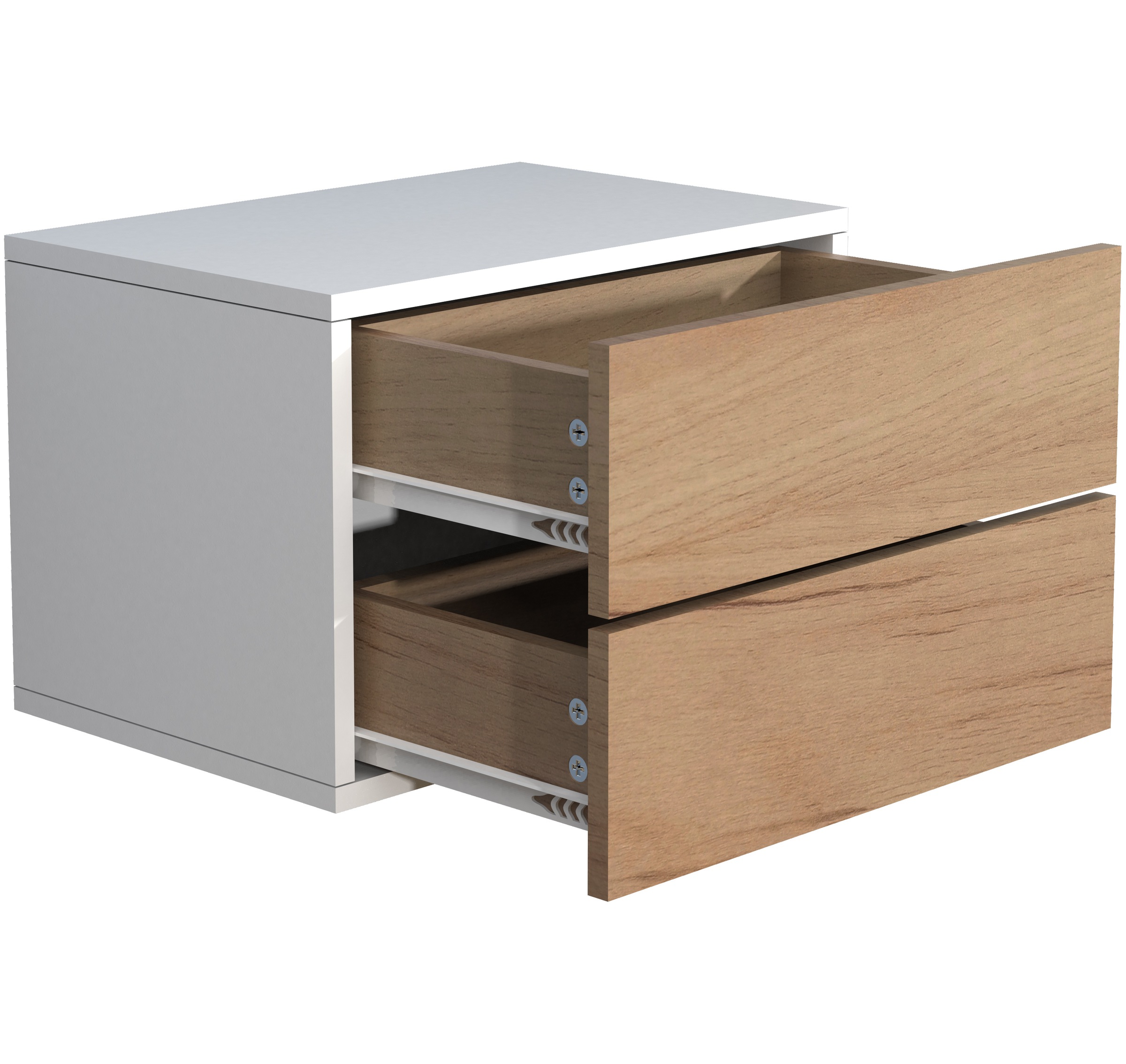 VCM Nachtkonsole »VCM Nachtschrank | Wandschublade | Wandboard | Nachttisch | Maße ca H. 30 x B. 45 x T. 32 cm - Usal L 45 cm«, (VCM Usal)