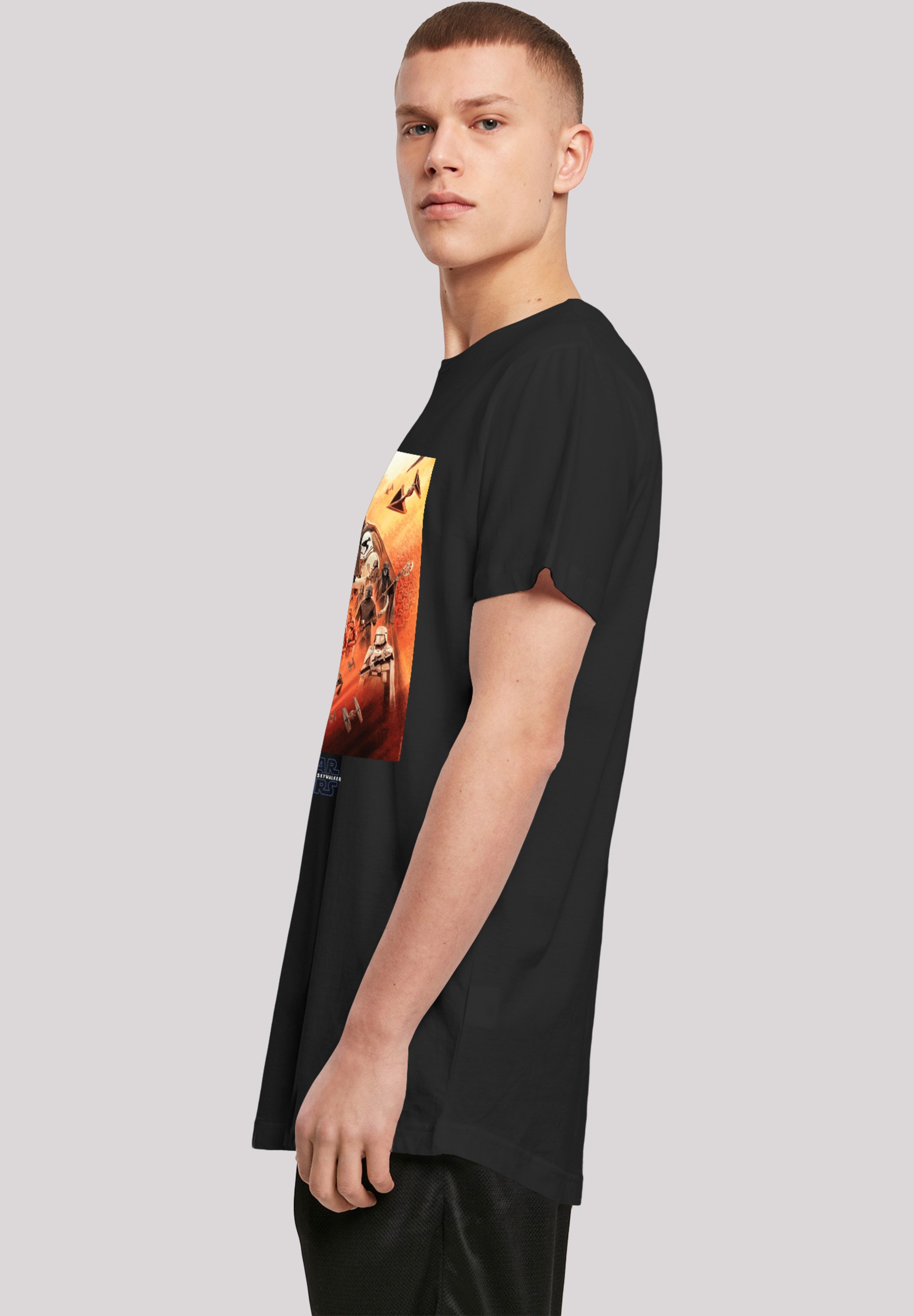 F4NT4STIC T-Shirt »Star Wars Rise Of Skywalker First Order Boys«, Herren,Premium Merch,Lang,Longshirt,Bedruckt