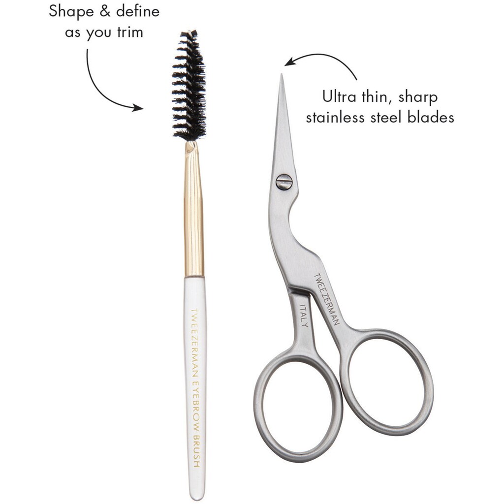 TWEEZERMAN Augenbrauenschere »BROW SCISSORS«