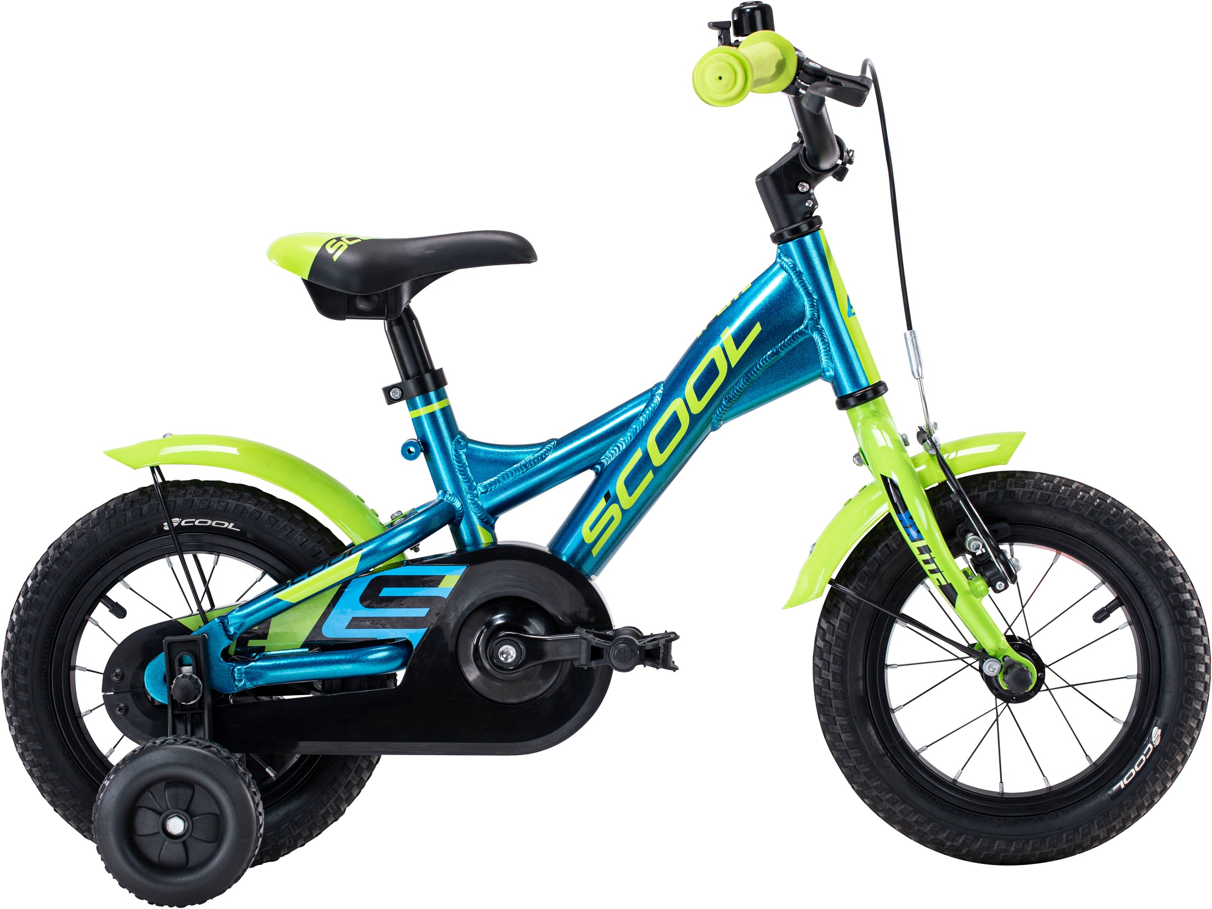 S’COOL Kinderfahrrad "SCOOL XXlite 12-1S - Blue/Lime" 1 Gang ohne Schaltung