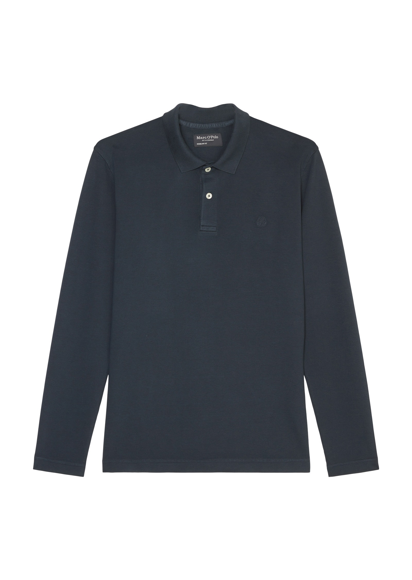 Marc O'Polo Langarm-Poloshirt »aus Bio-Baumwolle mit Elasthan«