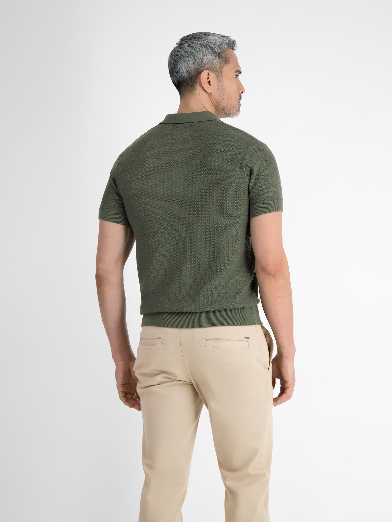 LERROS Poloshirt "LERROS Strick-Polo mit klassisch geknöpftem Kragen" günstig online kaufen