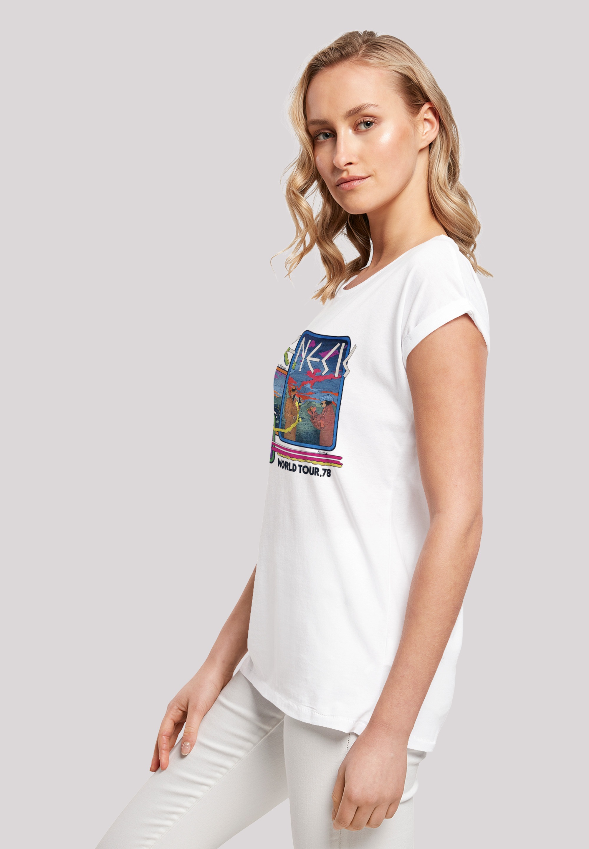 F4NT4STIC T-Shirt »Genesis World Tour 78'« Print