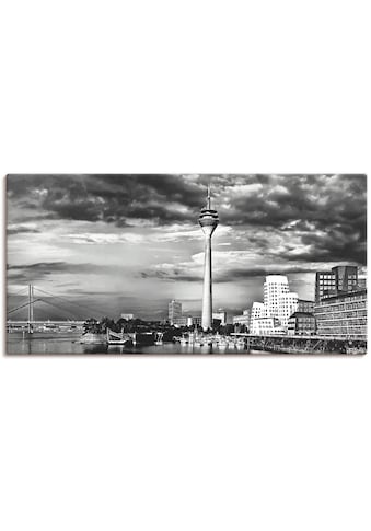 Artland Paveikslas »Düsseldorf Collage Skyline...