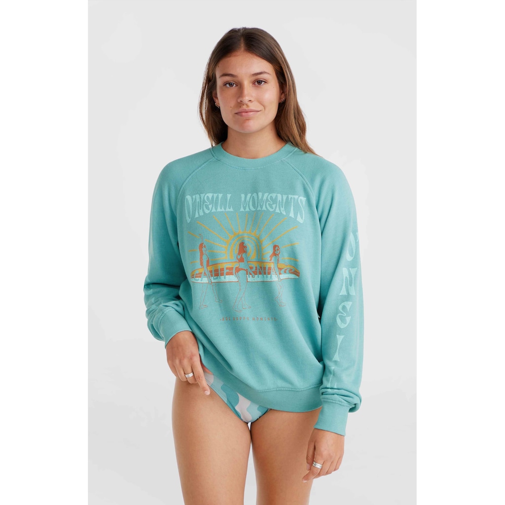 O'Neill Sweatshirt »O'NEILL BEACH VINTAGE CREW«, mit Rundhalsausschnitt