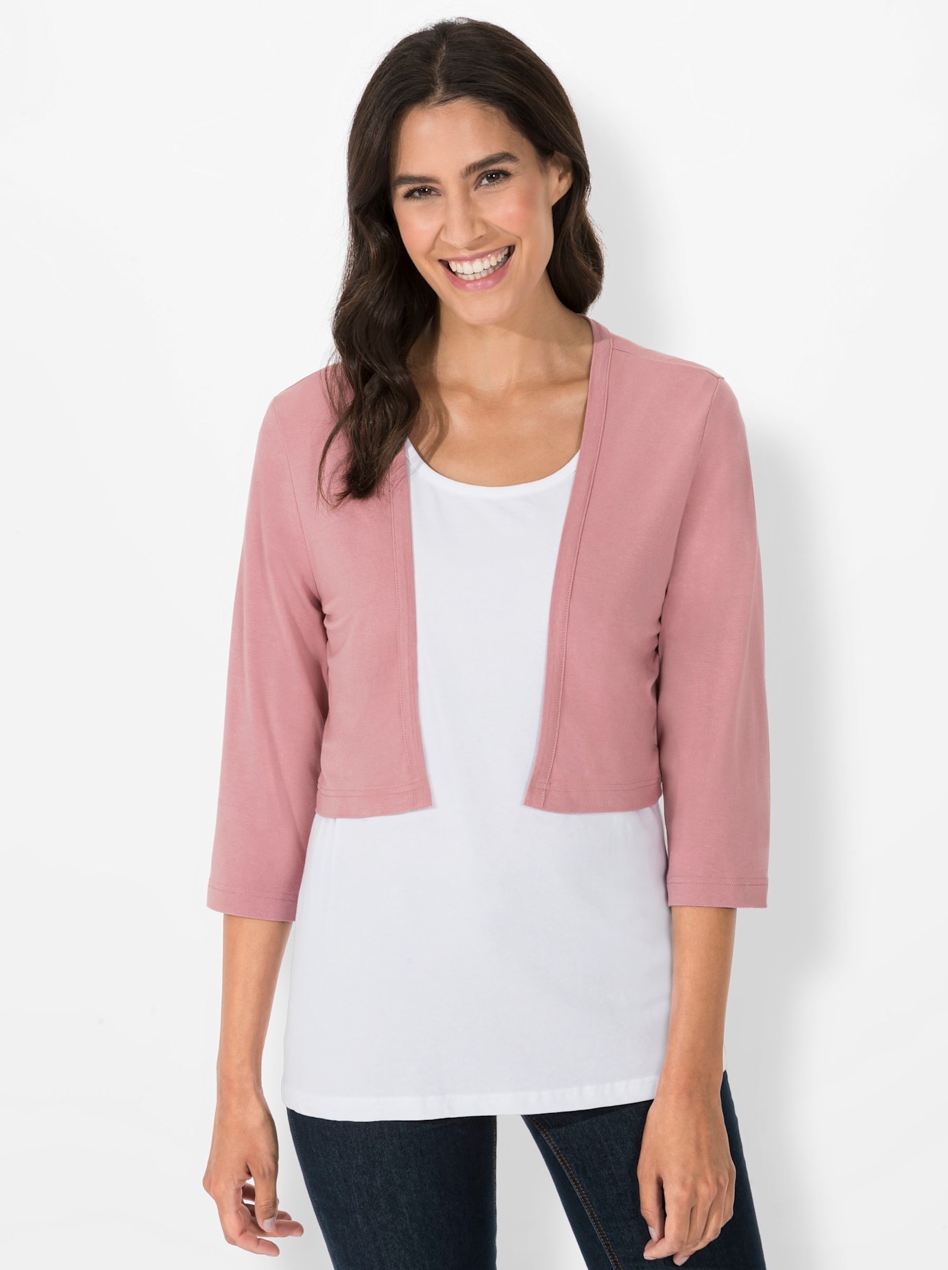 Inspirationen Shirtjacke "Bolero" 1 Stk. tlg. günstig online kaufen