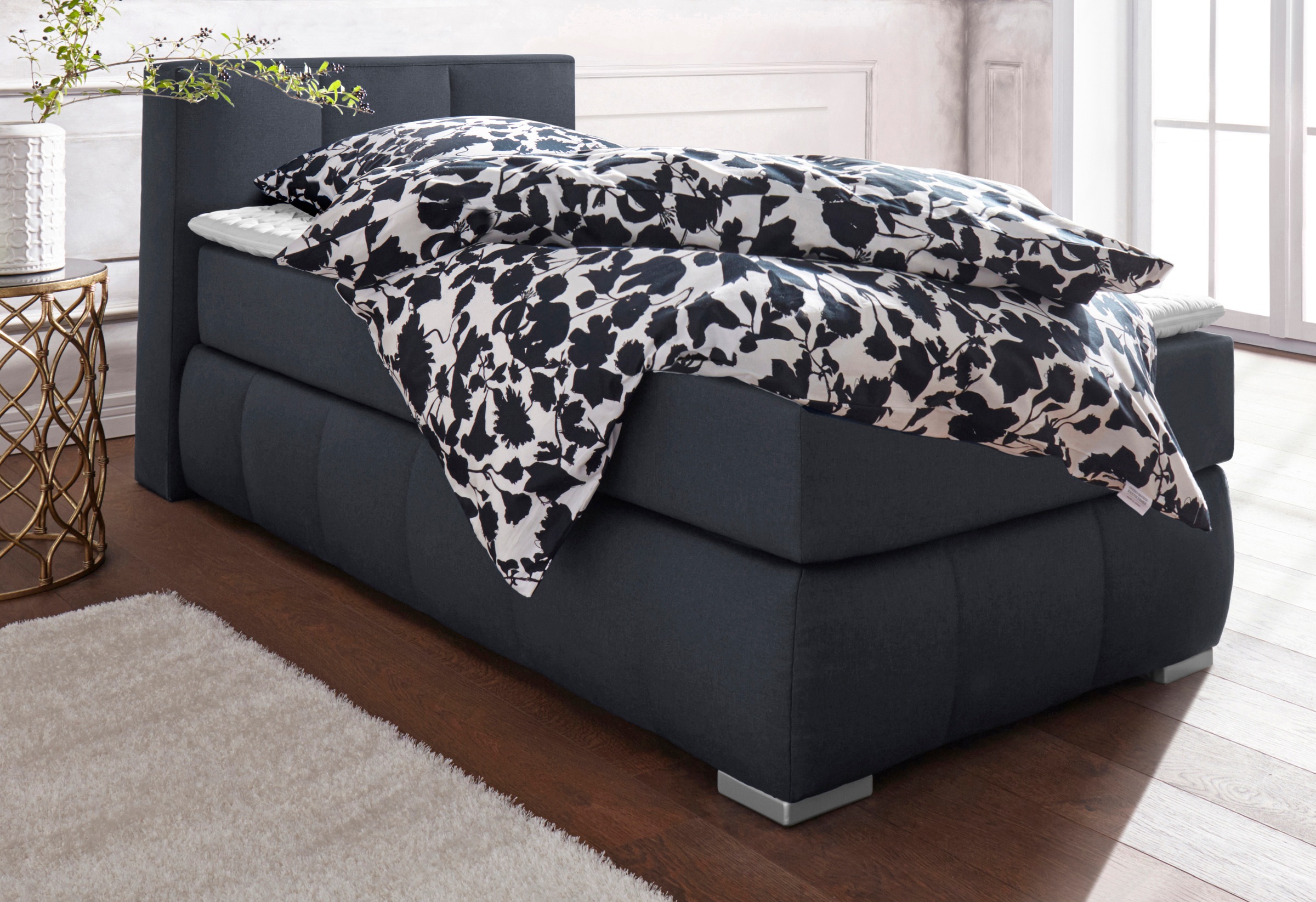 Home affaire Boxspringbett "Chelles" inkl. Kaltschaumtopper, in 5 Breiten u günstig online kaufen