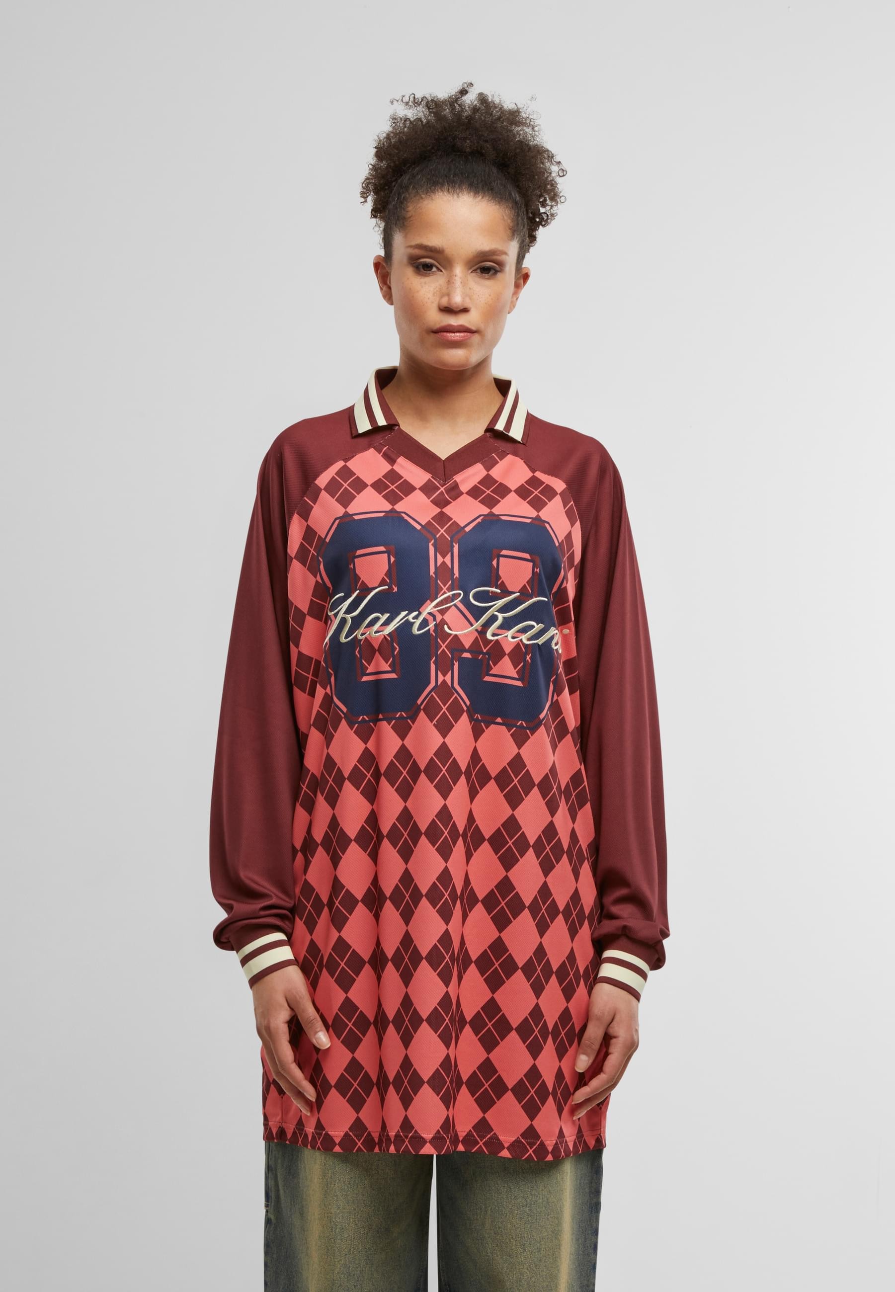 Karl Kani Shirtkleid »Karl Kani KK Script Mesh Print Jersey Dress«, (1 tlg.)