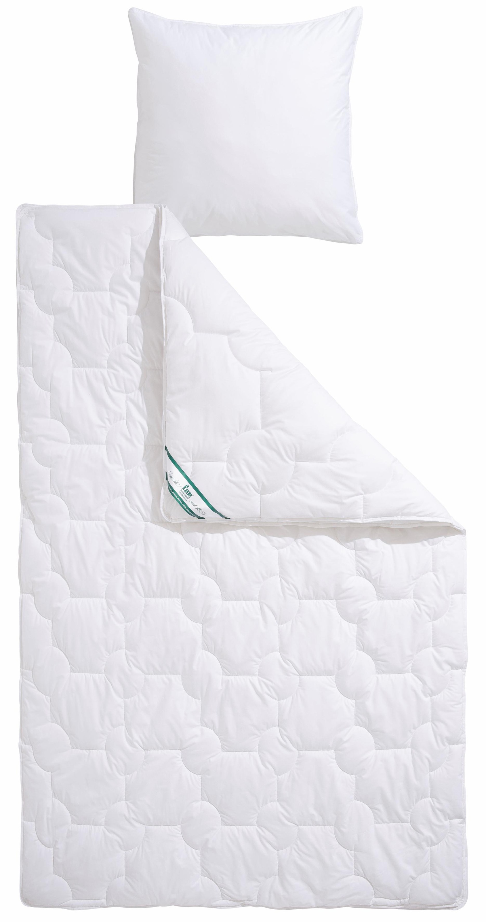 fan Kunstfaserbettdecke "Texas" 4-Jahreszeiten Füllung Polyesterfaser 1 Stk günstig online kaufen