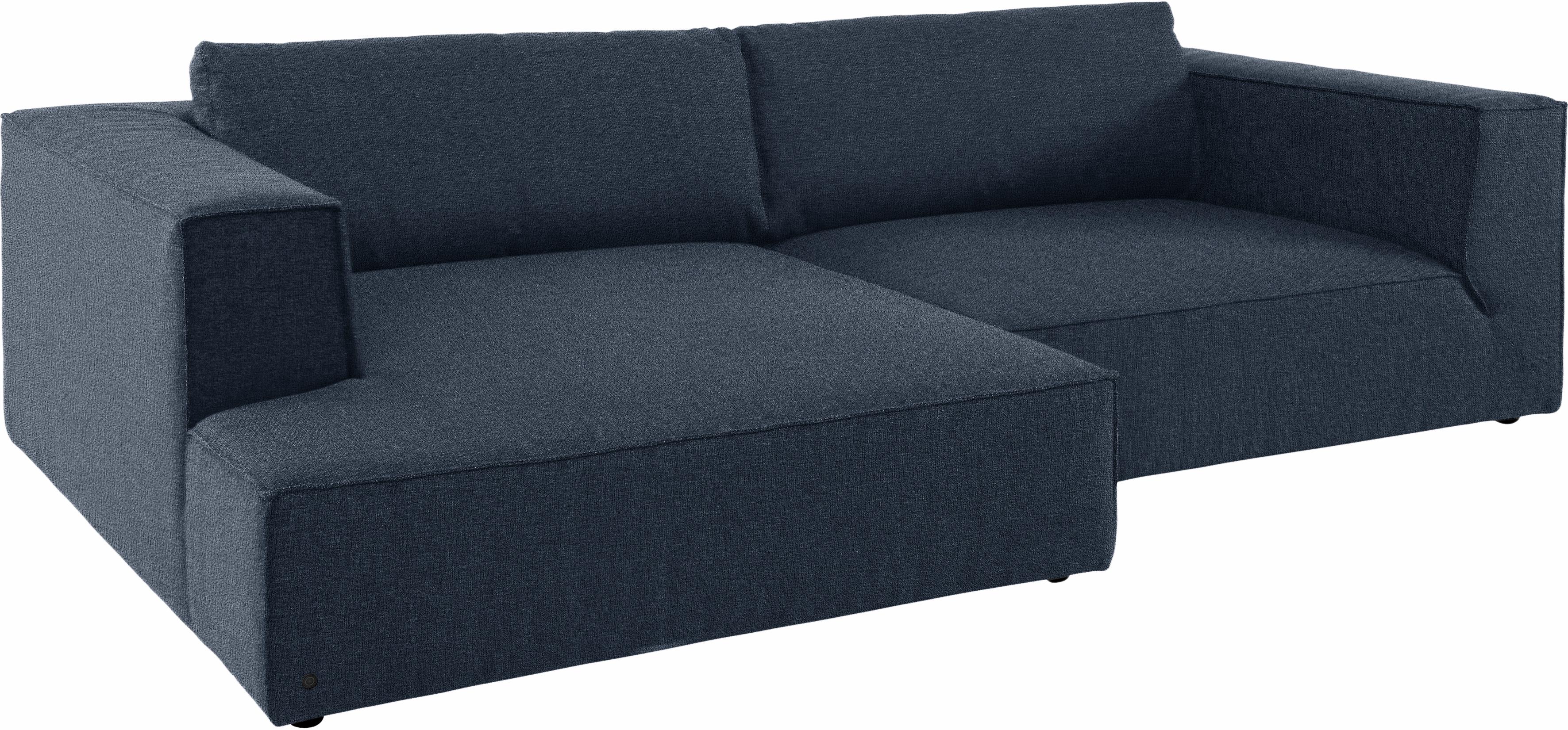 TOM TAILOR Ecksofa BIG CUBE STYLE, mit bequemen Stegkissen, extra große Sitztiefe