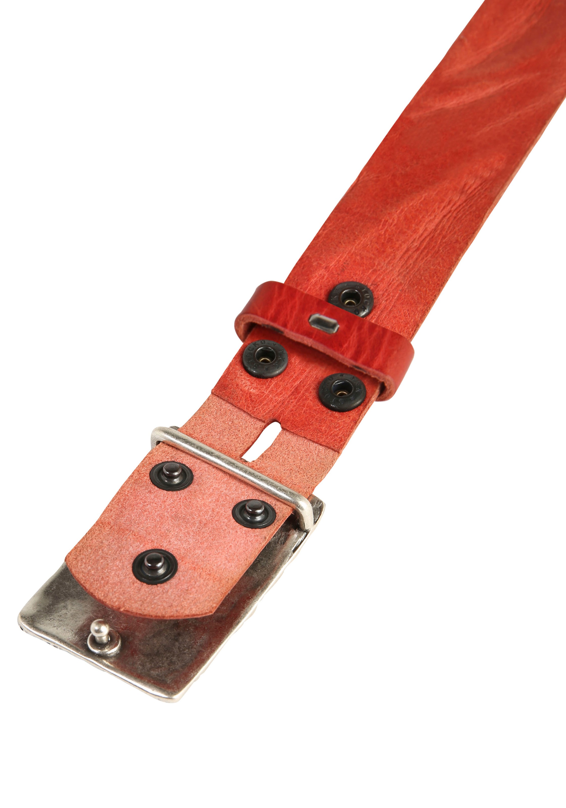 Thumbnail - Rettungsring Gürtel Ledergürtel mit austauschbarer Schließe "Seegras Rechteck"