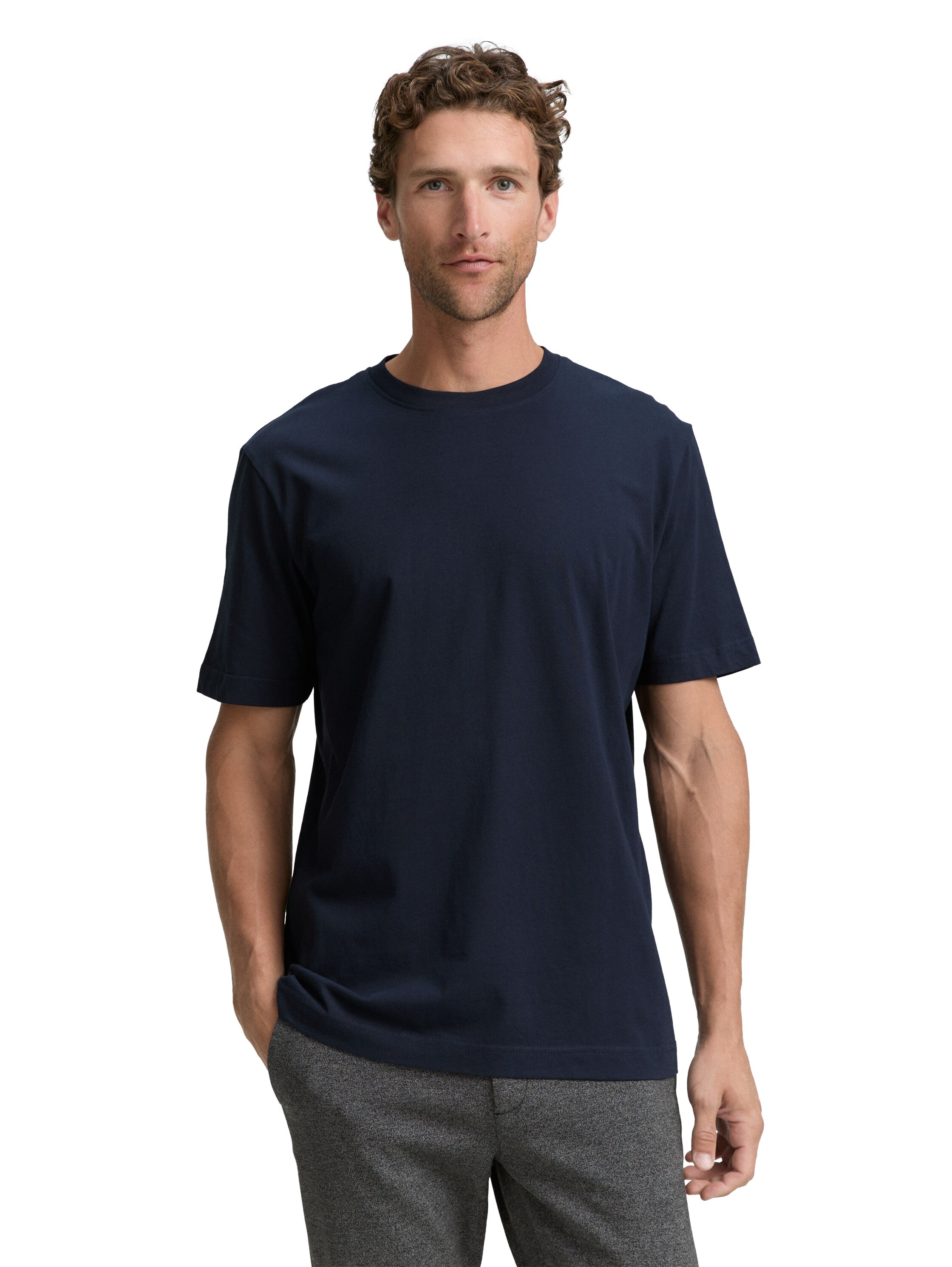 TOM TAILOR T-Shirt, 2 Stk. mit Logo Print günstig online kaufen
