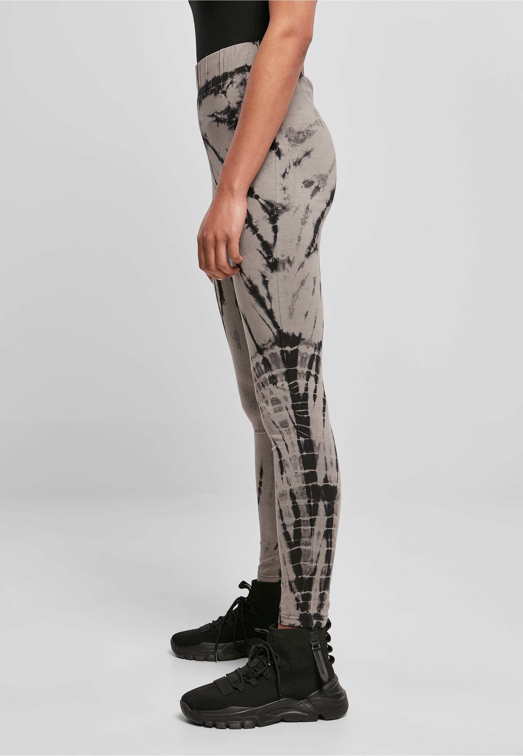 URBAN CLASSICS Leggings »Urban Classics Damen Ladies Cotton Tie Dye High Waist Leggings«