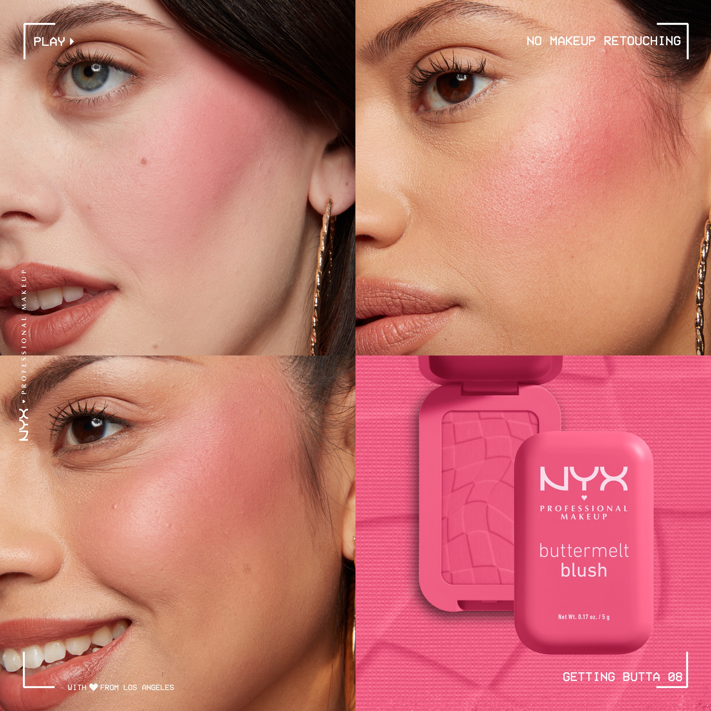 NYX Rouge »Makeup Buttermelt Blush«