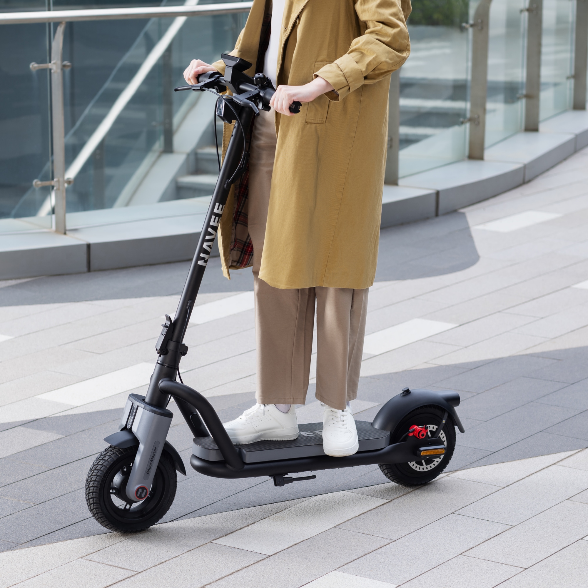NAVEE E-Scooter »N65i II  Electric Scooter« 20 km/h 70 km Frontlicht, Bremslicht, Blinker, Bluetooth, Find‑My