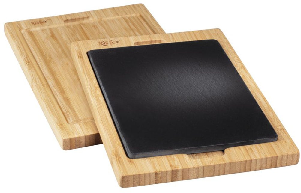 Käfer Servierbrett "Käfer Thermo- Servier- und Schneidebrett" Set aus Bambu günstig online kaufen