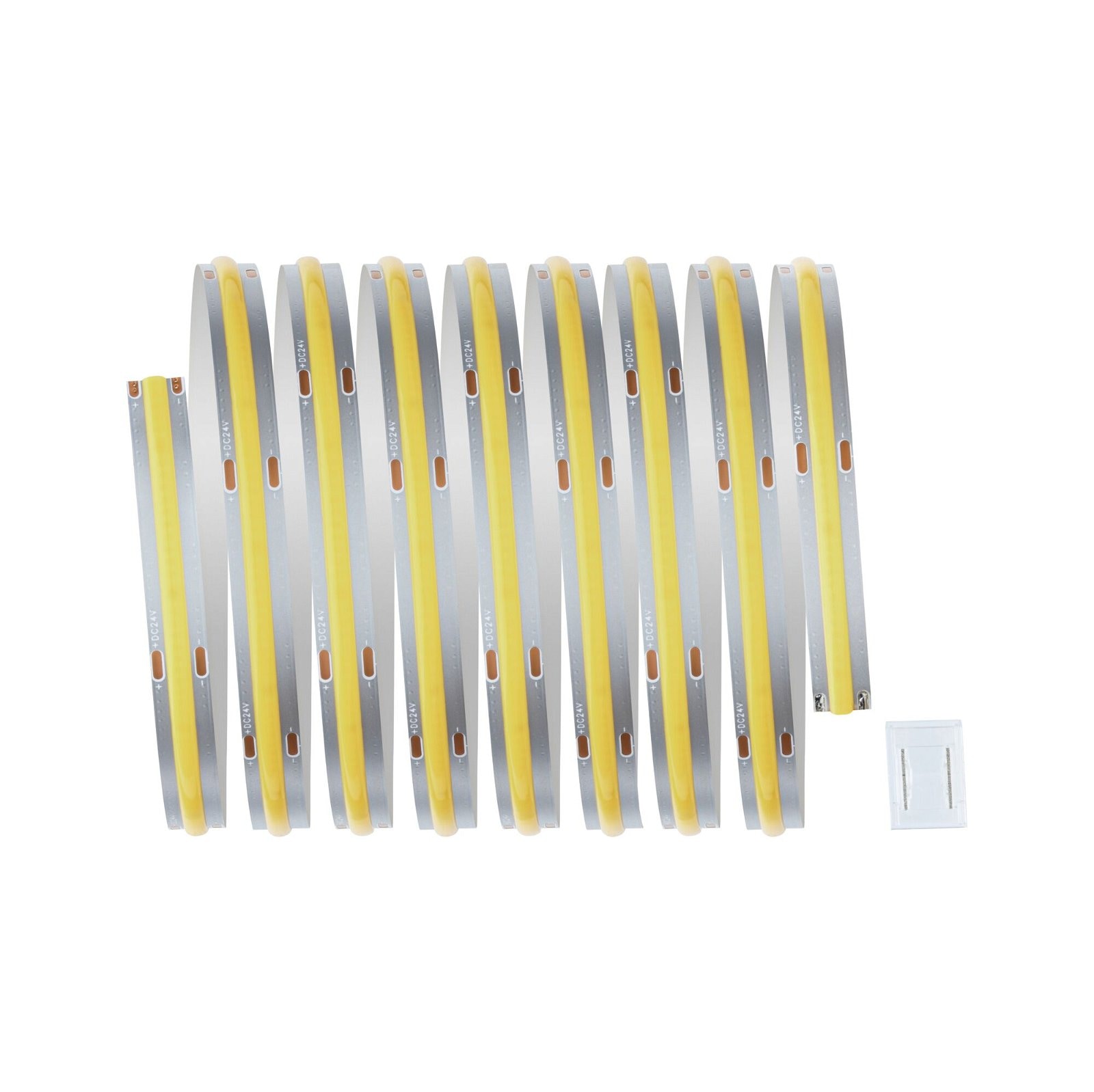 Paulmann LED-Streifen »MaxLED 1000 Stripe 2,5m Daylight 6500K 30W 24V silber Kunststoff«, 1 St.-flammig, Full-Line COB