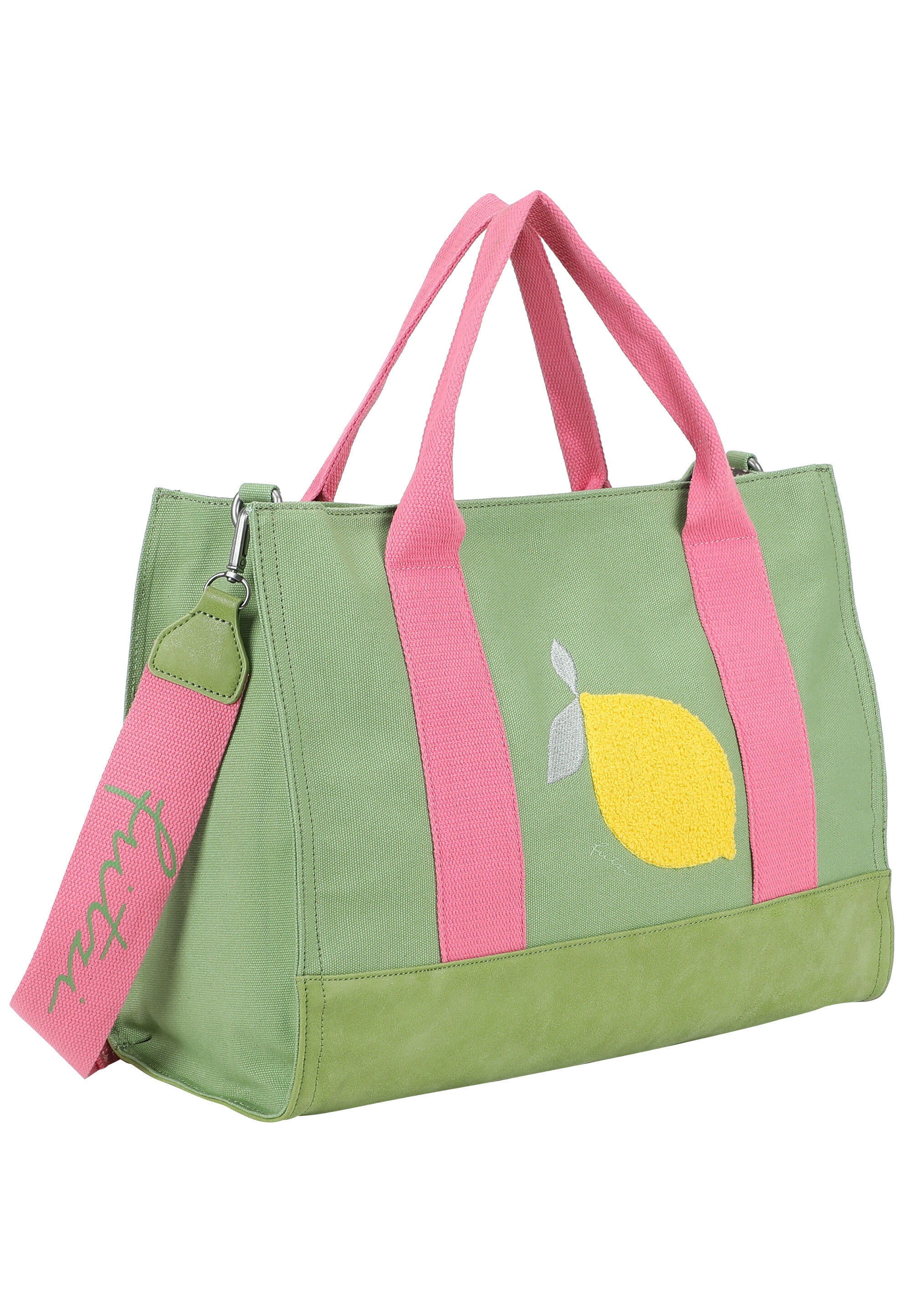 Fritzi aus Preußen Henkeltasche »Tote Bag Limited Squeezy Lemon« mit Zitronen-Motiv