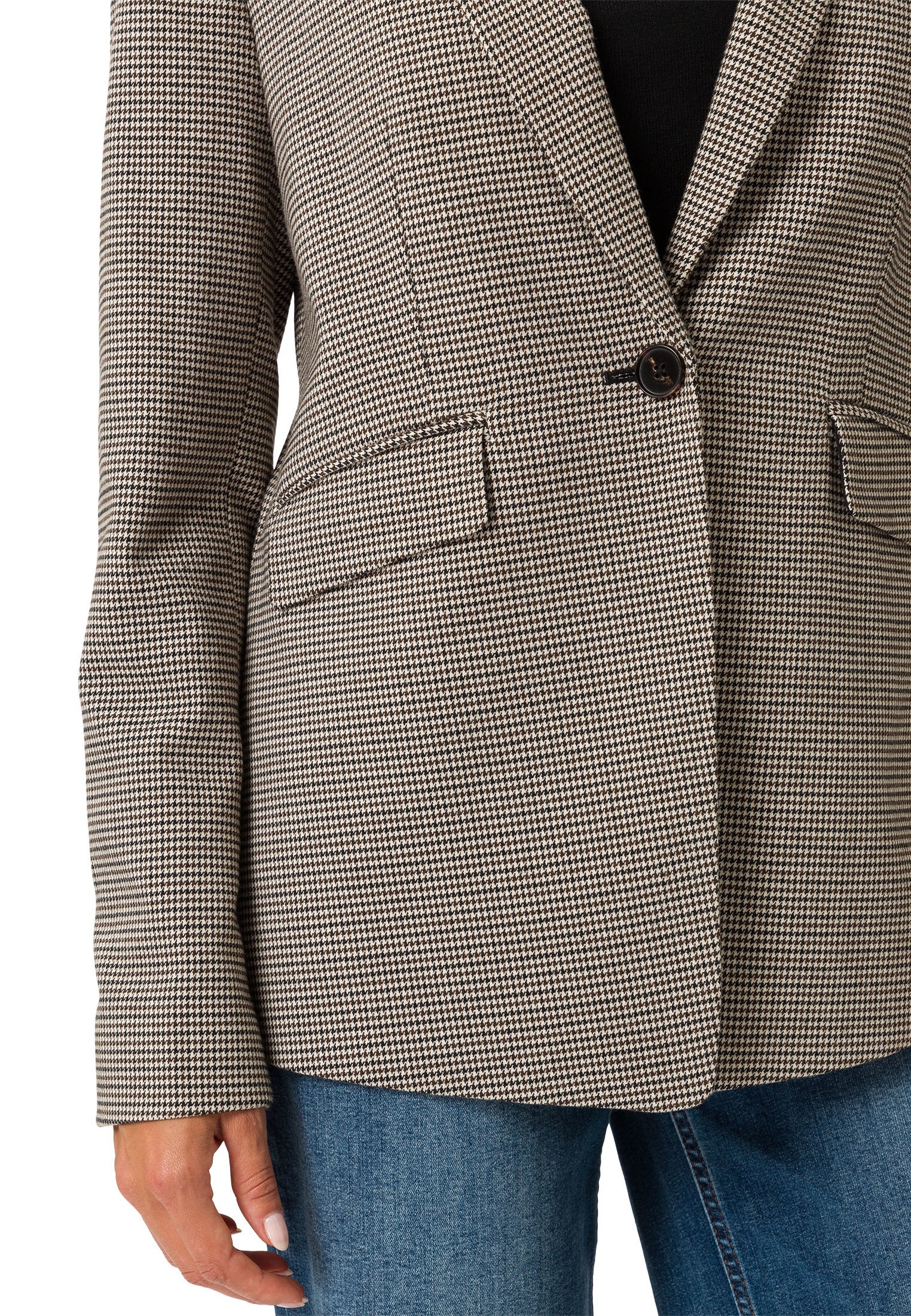 Zero Jackenblazer »zero Boyfriend-Blazer kariert«, weiteres Detail