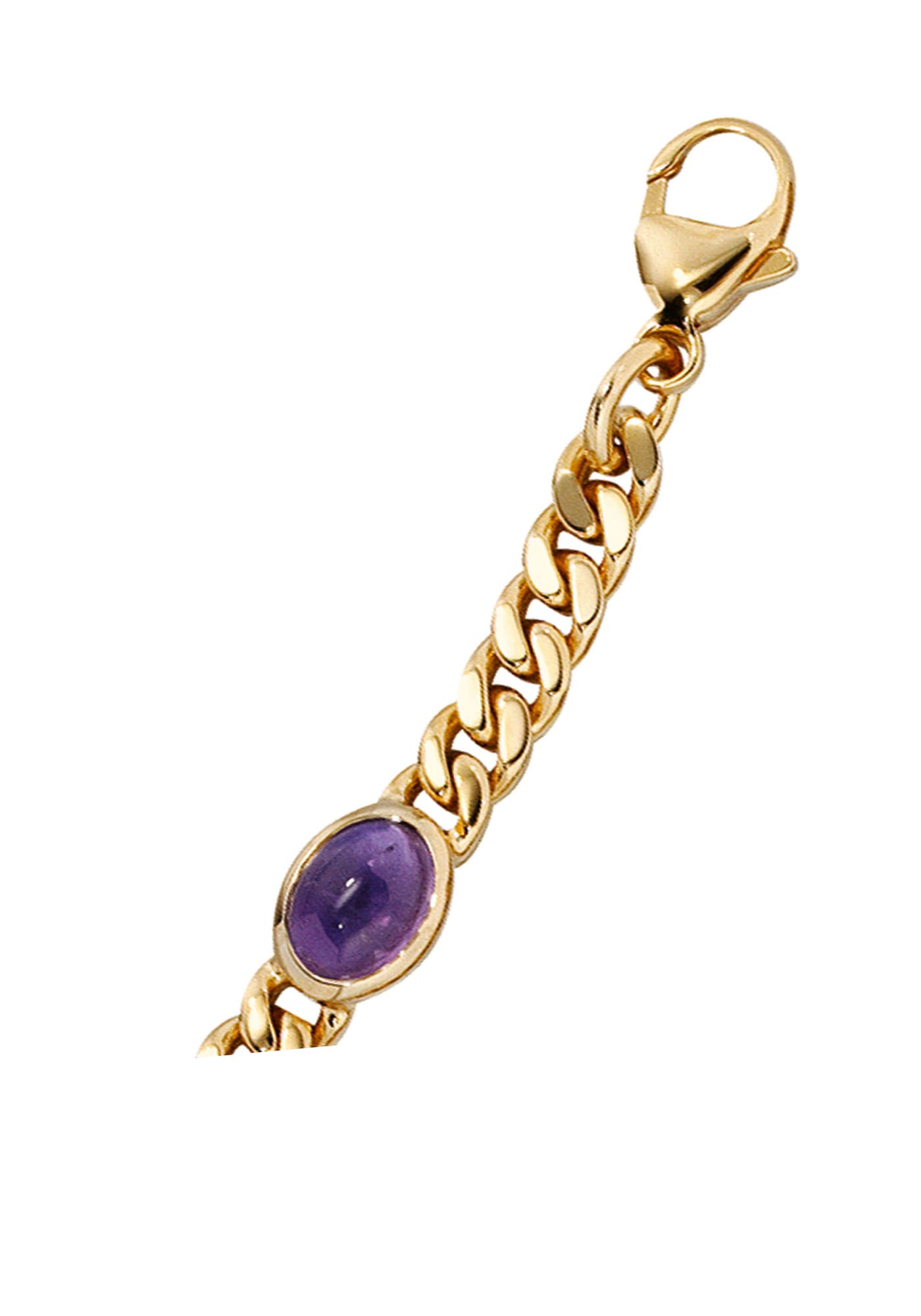 JOBO Goldarmband »Armband mit Amethyst«, 585 Gold 19 cm