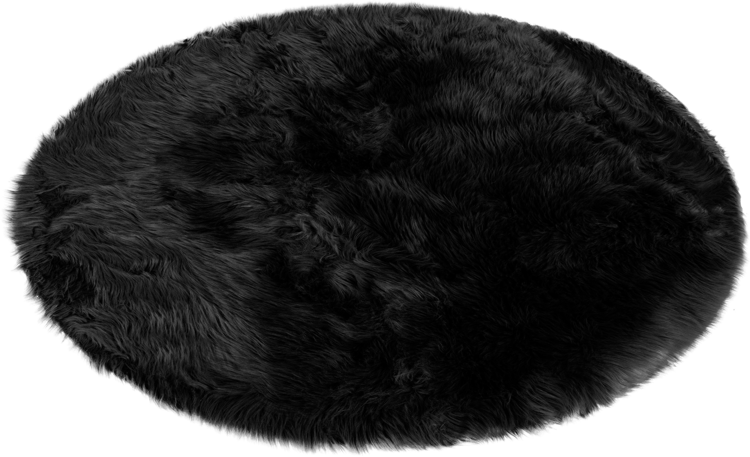 Home affaire Fellteppich »Valeria«, rund, 60 mm Höhe, Kunstfell Teppich, besonders weich und flauschig, fußbodenheizungsgeeignet, pflegeleicht, ideale Teppiche für Wohnzimmer, Schlafzimmer und Esszimmer