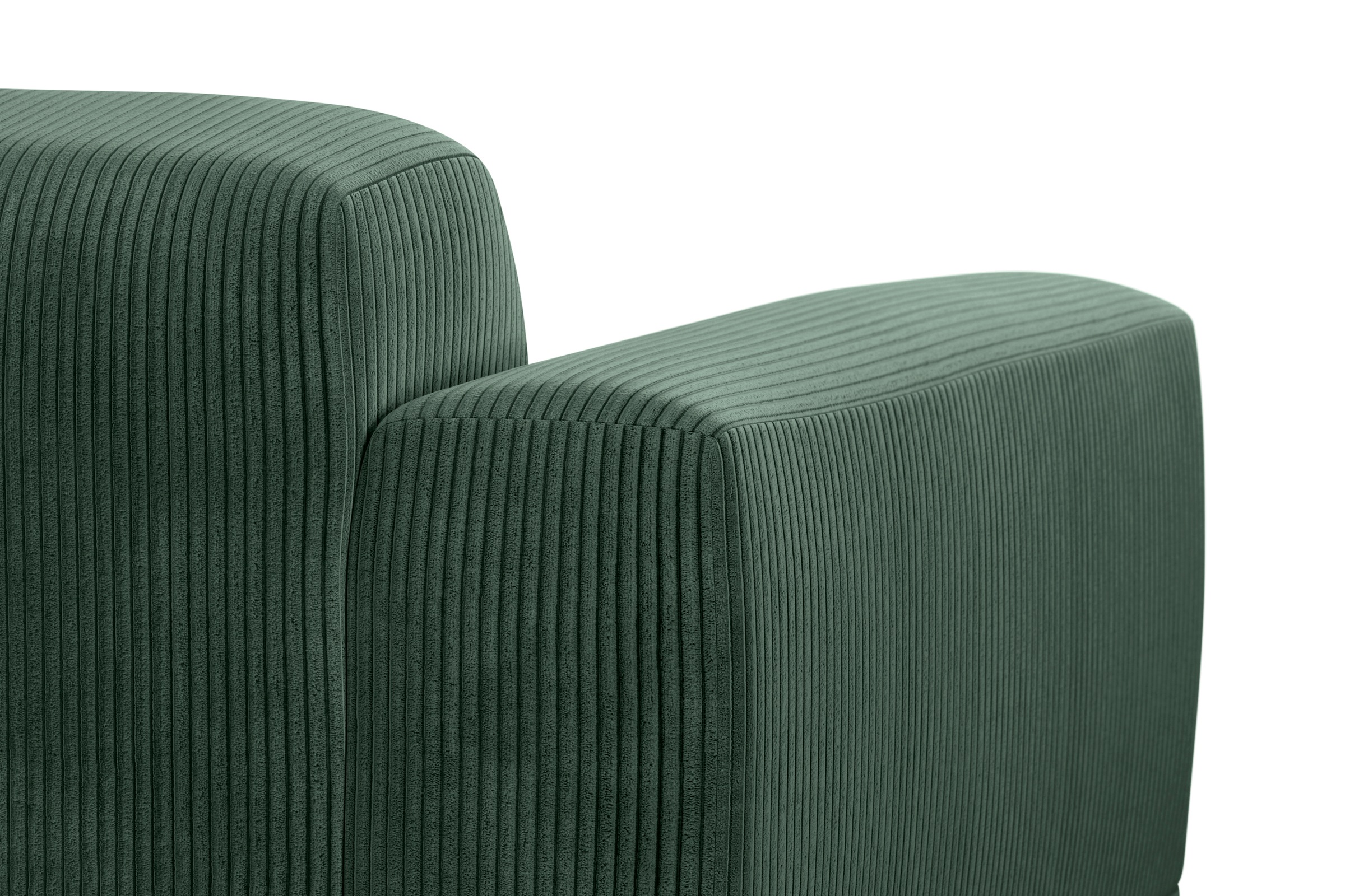 TRENDMANUFAKTUR Ecksofa »Braga, mit hochwertigem Kaltschaum, L-Form, in Cord erhältlich«, (2 St.), modernes Sofa, Couch mit hohem Sitzkomfort, 255/72/160 cm (B/H/T)