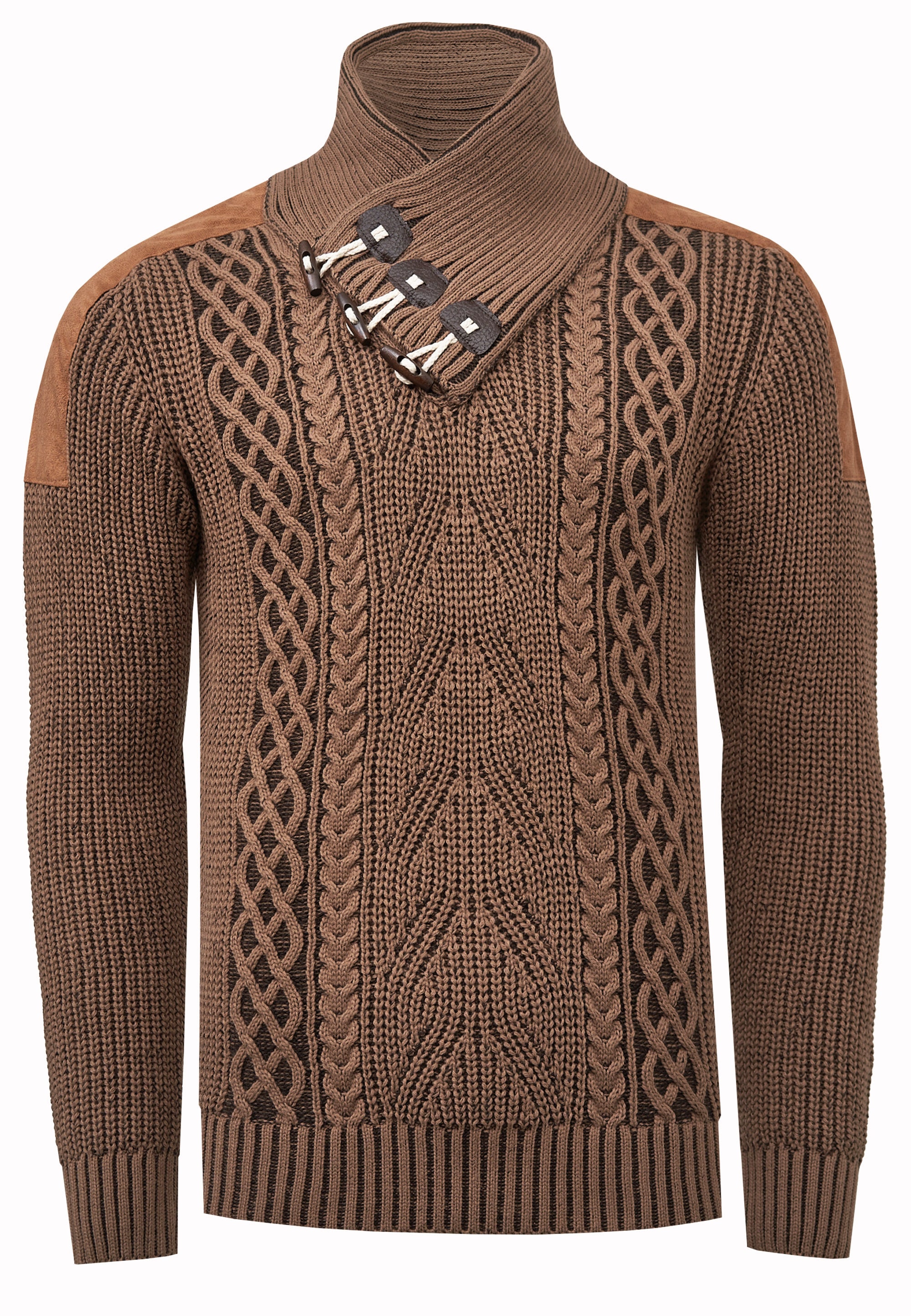 Rusty Neal Strickpullover, mit trendigem Strickmuster