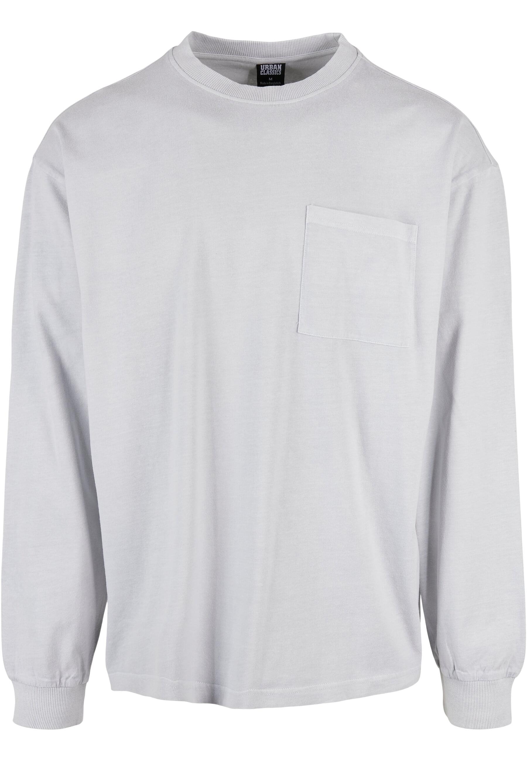 URBAN CLASSICS Longsleeve "Urban Classics Herren Pigment Dyed Pocket Longsleeve"