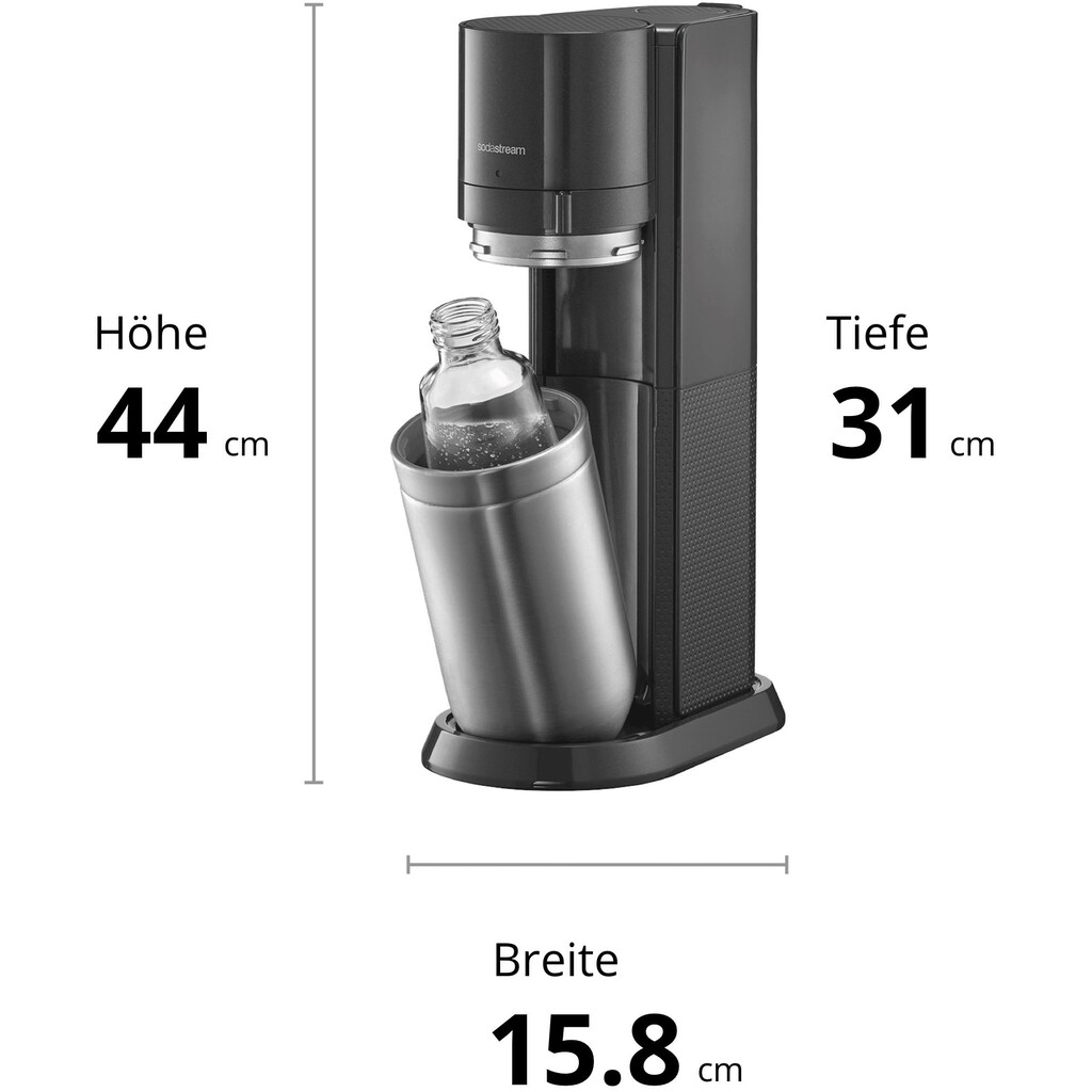 SodaStream Wassersprudler »DUO«, (Set, 4 tlg.)