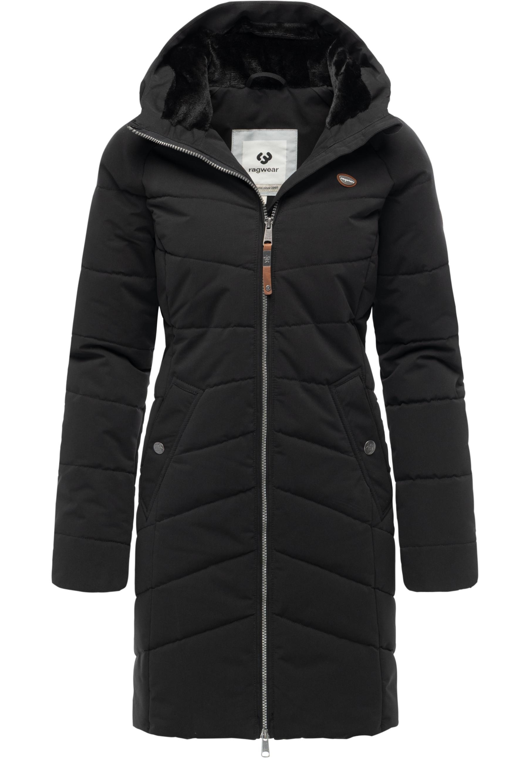 Ragwear Wintermantel "Noita YOUMODO" Winter Steppmantel mit Kapuze