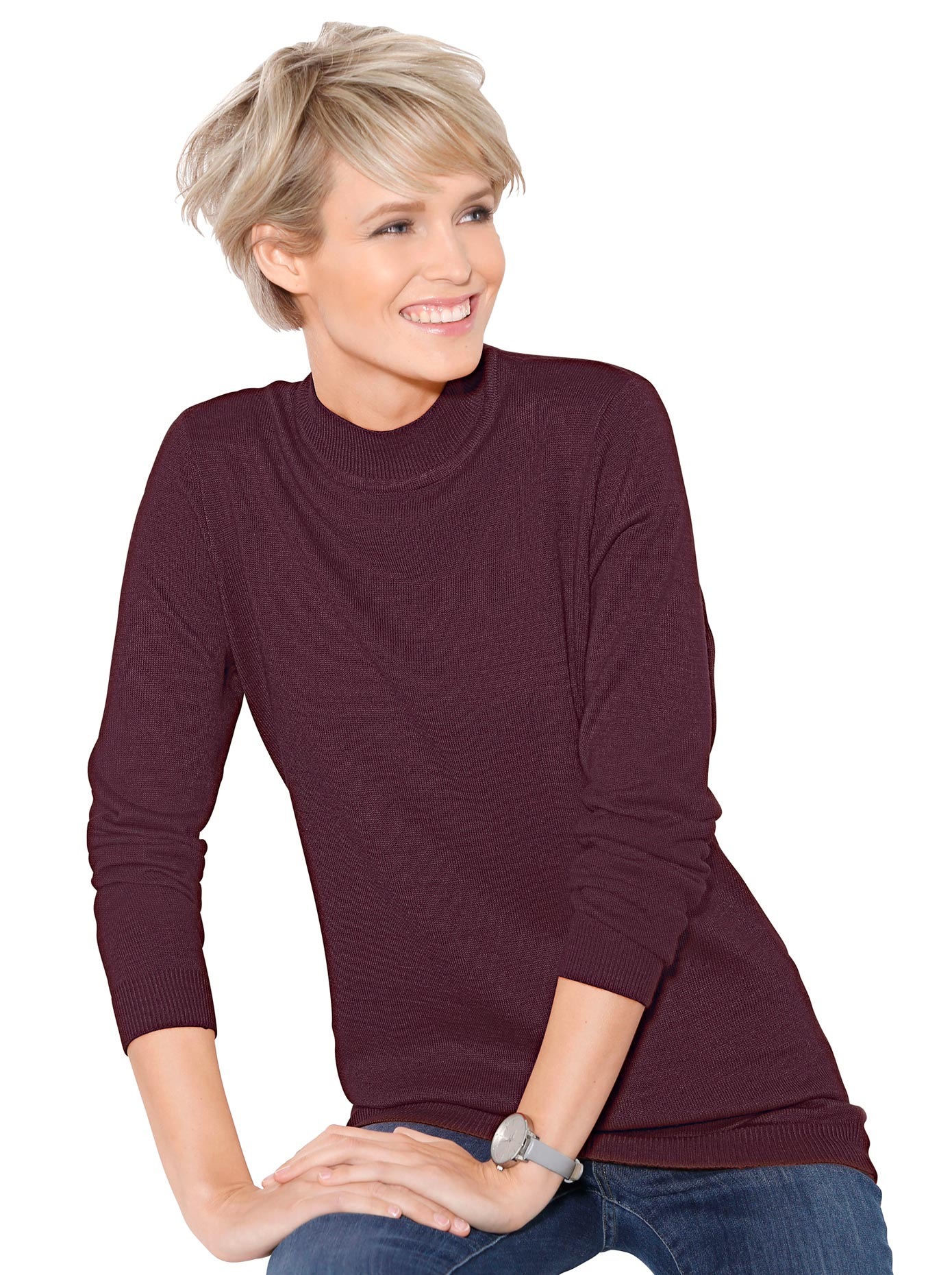 Classic Basics Stehkragenpullover »Pullover«