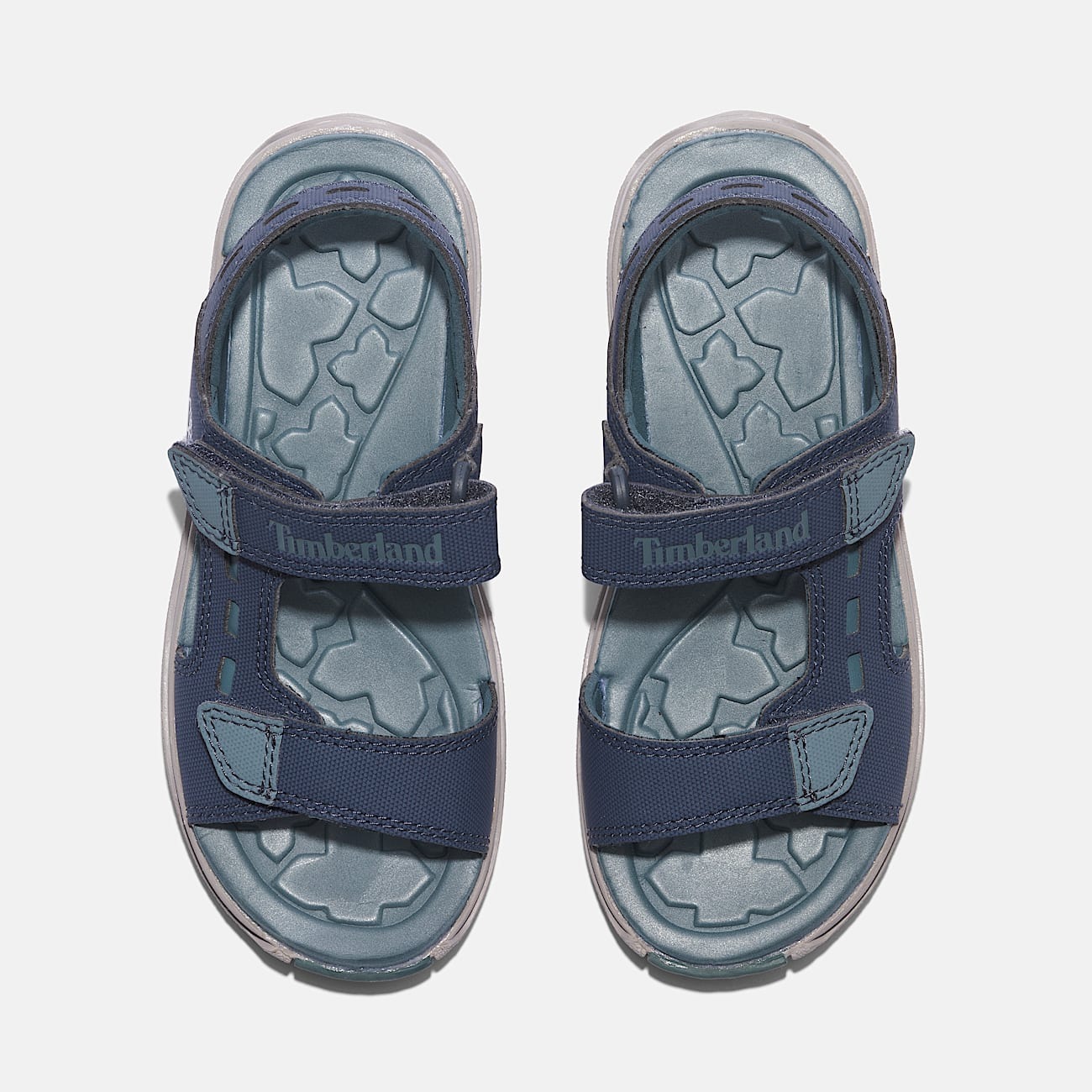 Sandale TIMBERLAND "MOSS JUMP BACKSTRAP SANDAL", Mädchen, Gr. 31, dunkelblau, Leder, Schuhe Sandale, aus Leder 3