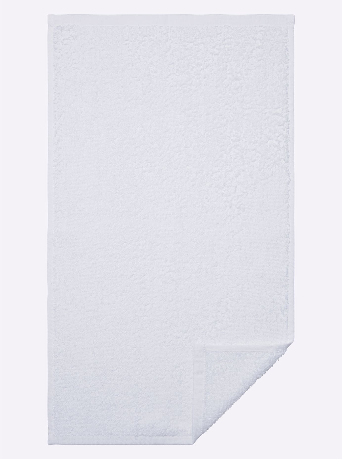 Handtuch WÄSCHEPUR, B:80cm L:200cm, weiß, Walkfrottee, 100% Baumwolle, Handtücher