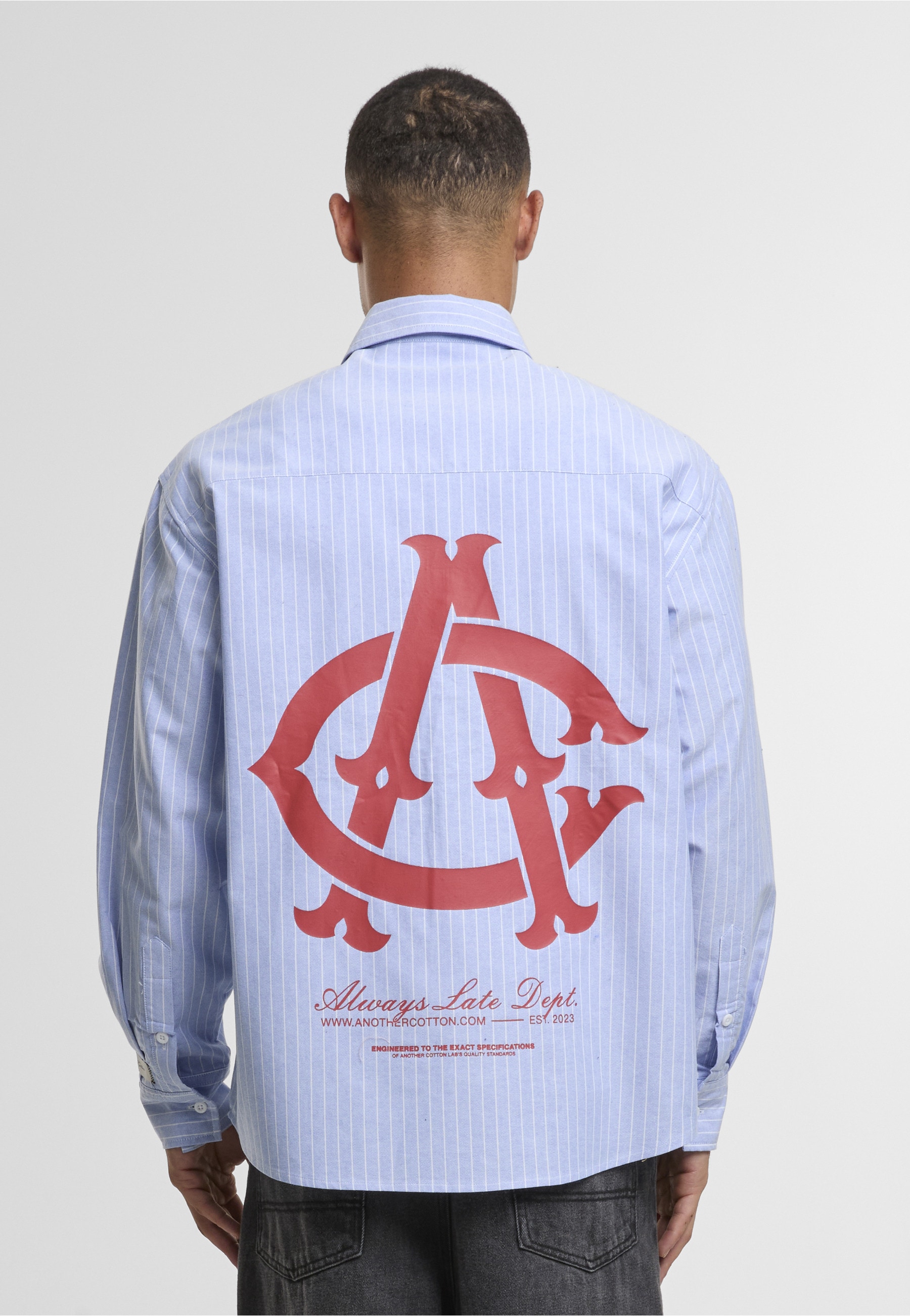 Another Cotton Lab Langarmhemd »Another Cotton Lab Another Yankees Shirt«