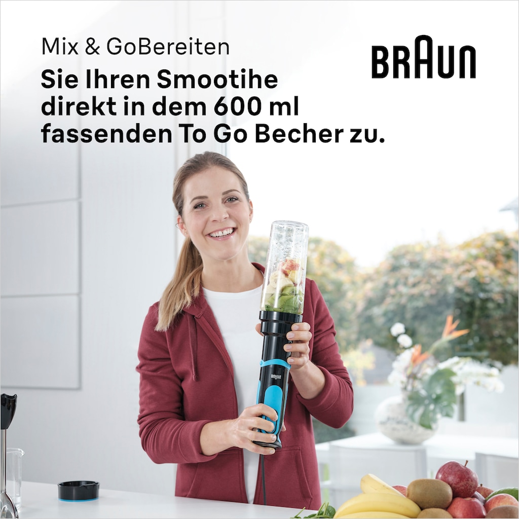 Braun Stabmixer »MQ 5252 BKBL MultiQuick 5 Vario«, 1000 W