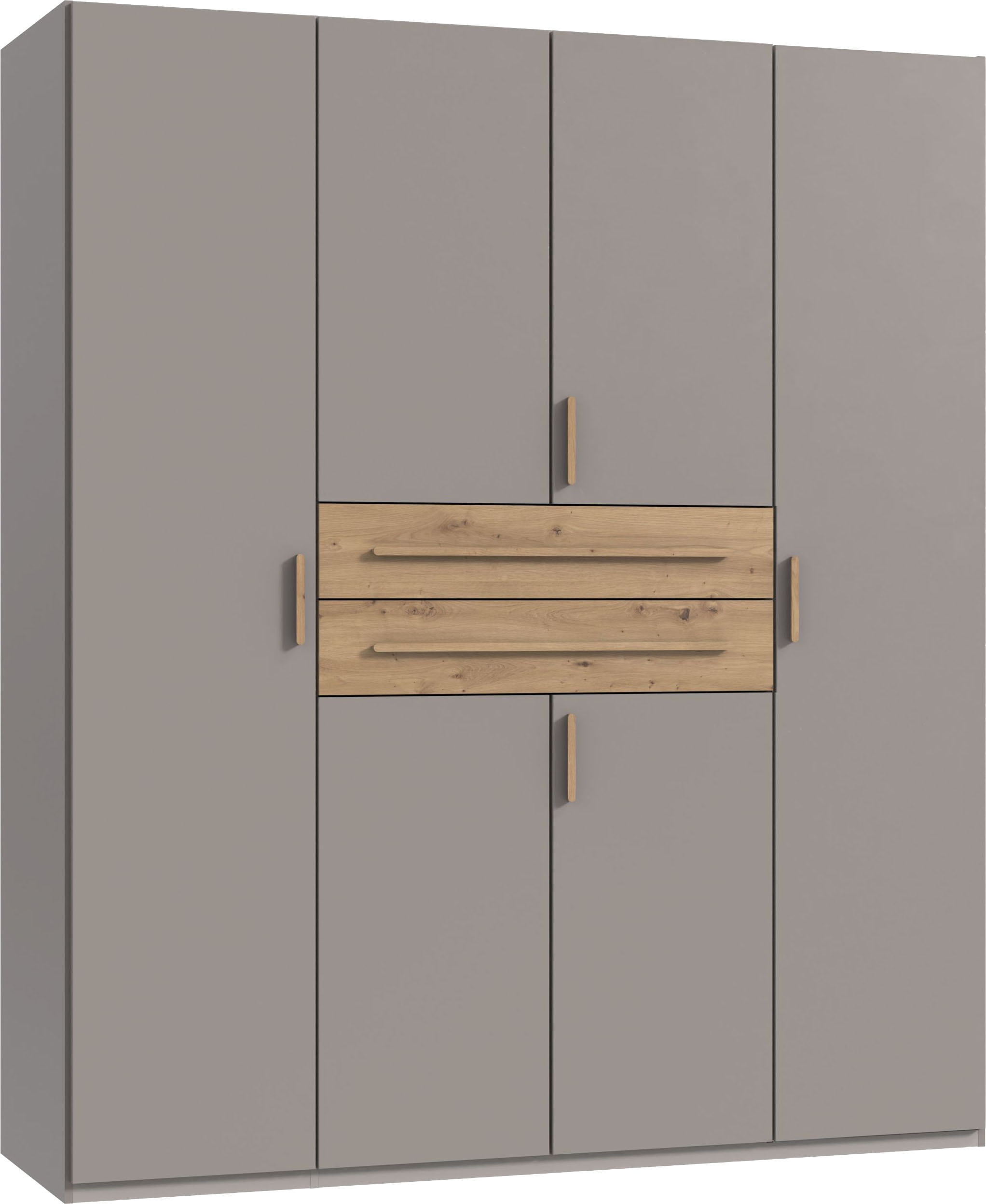 Wimex Drehtürenschrank "Digit, erhältlich in den Breiten 180cm, 225cm oder 270cm" Schlafzimmer Schrank Bestseller in moderner Optik, Kleiderschrank inkl. zwei Schubkästen in zentraler Höhe