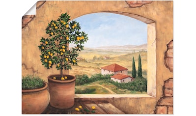 Artland Wandbild »Fenster in der Toskana«, Fensterblick, (1 St.), in vielen Größen &... kaufen