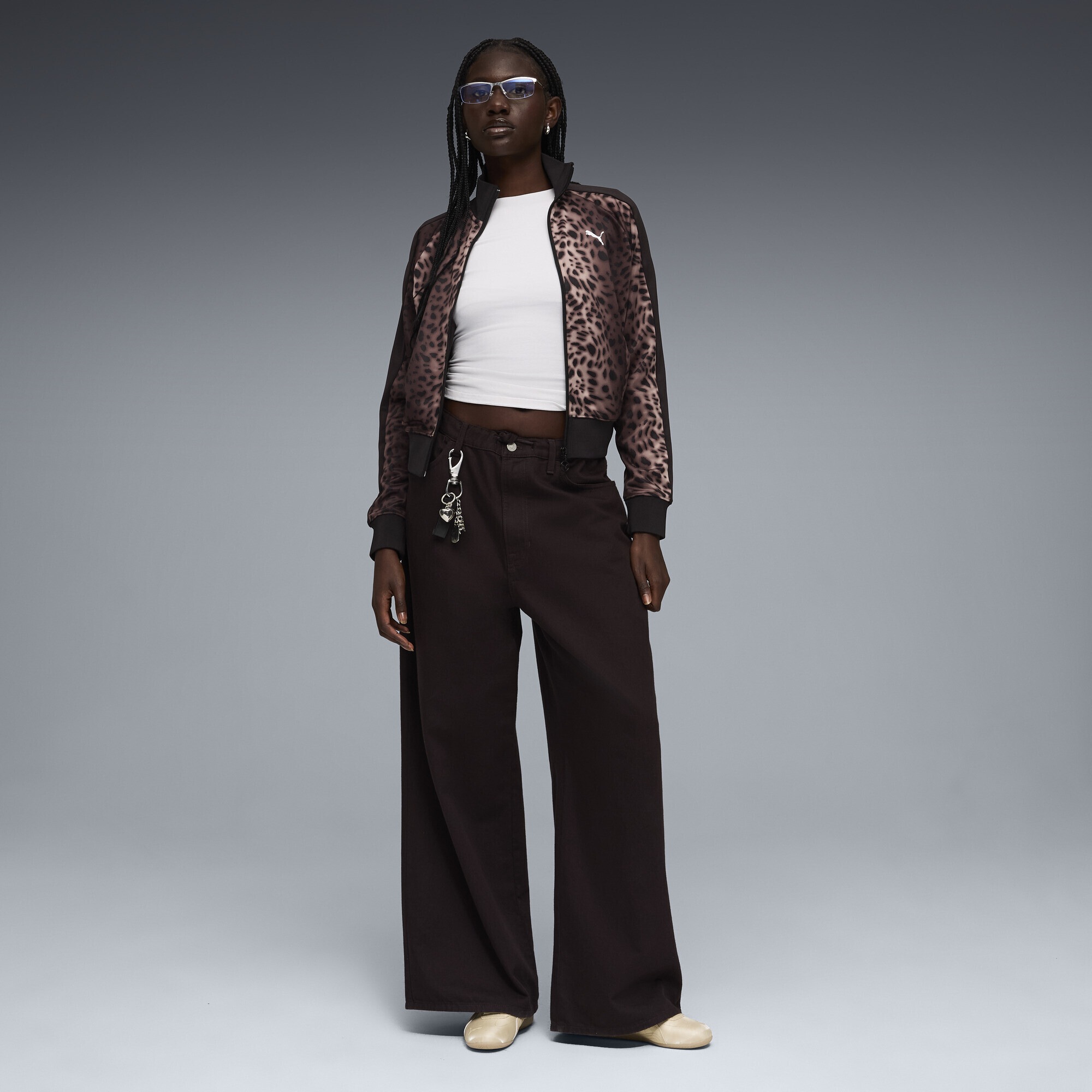 PUMA Trainingsjacke »T7 Leo Luxe Trainingsjacke Damen«