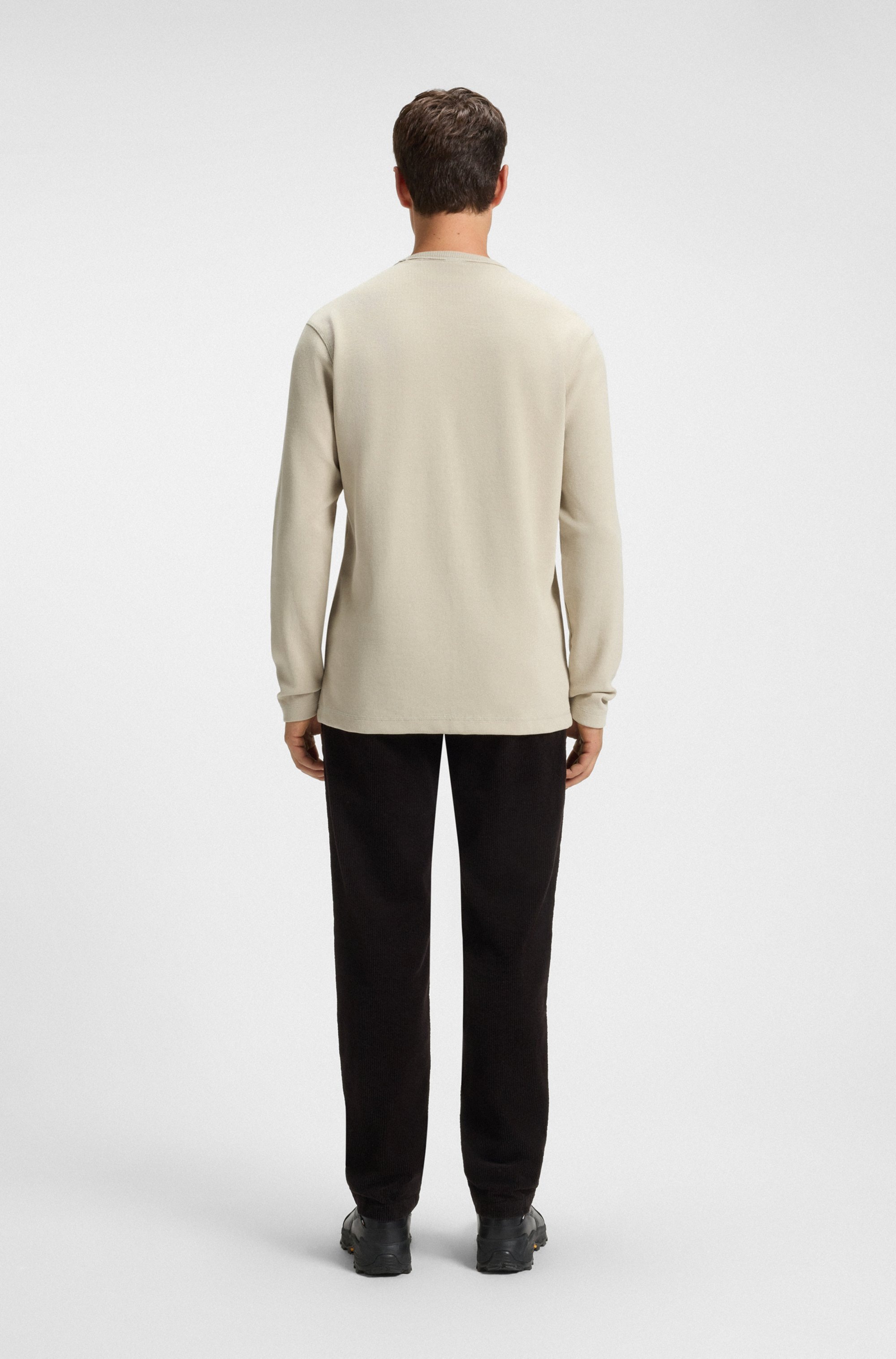 BOSS ORANGE Langarmshirt »Tempesto«, mit BOSS-Stickerei