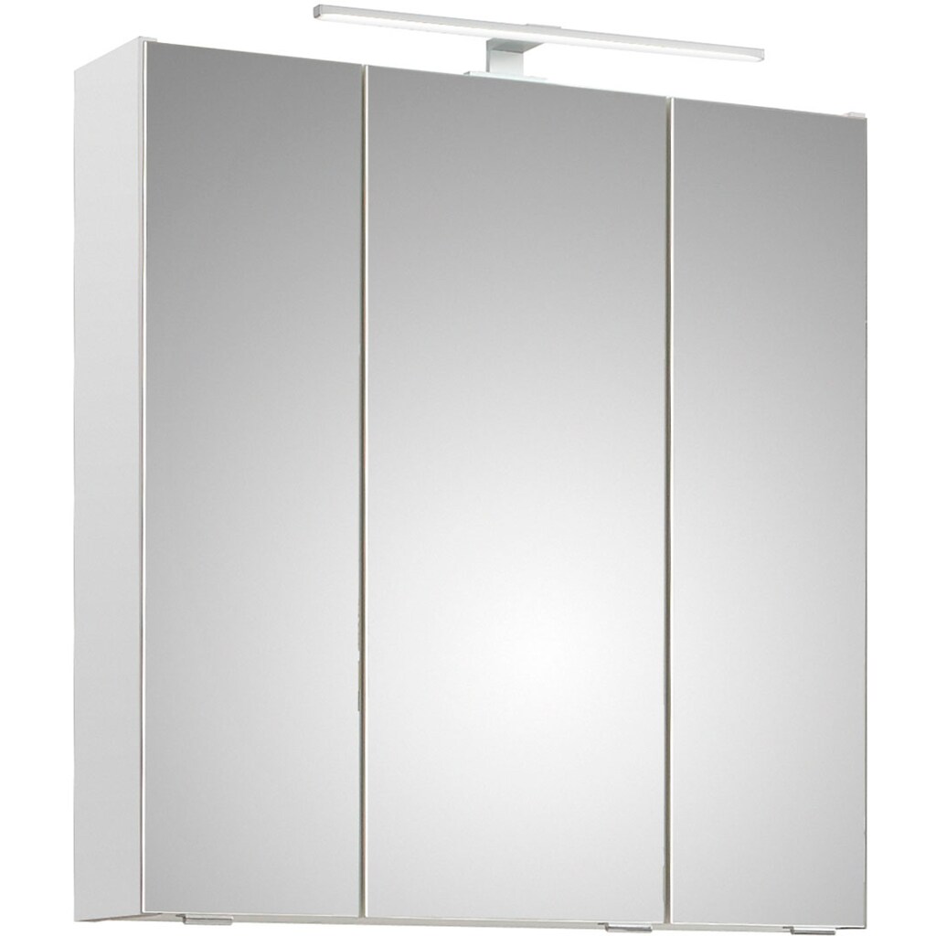 Saphir Spiegelschrank »Quickset 857 Badschrank, 3 Spiegeltüren, 6 Einlegeböden, 65 cm breit«