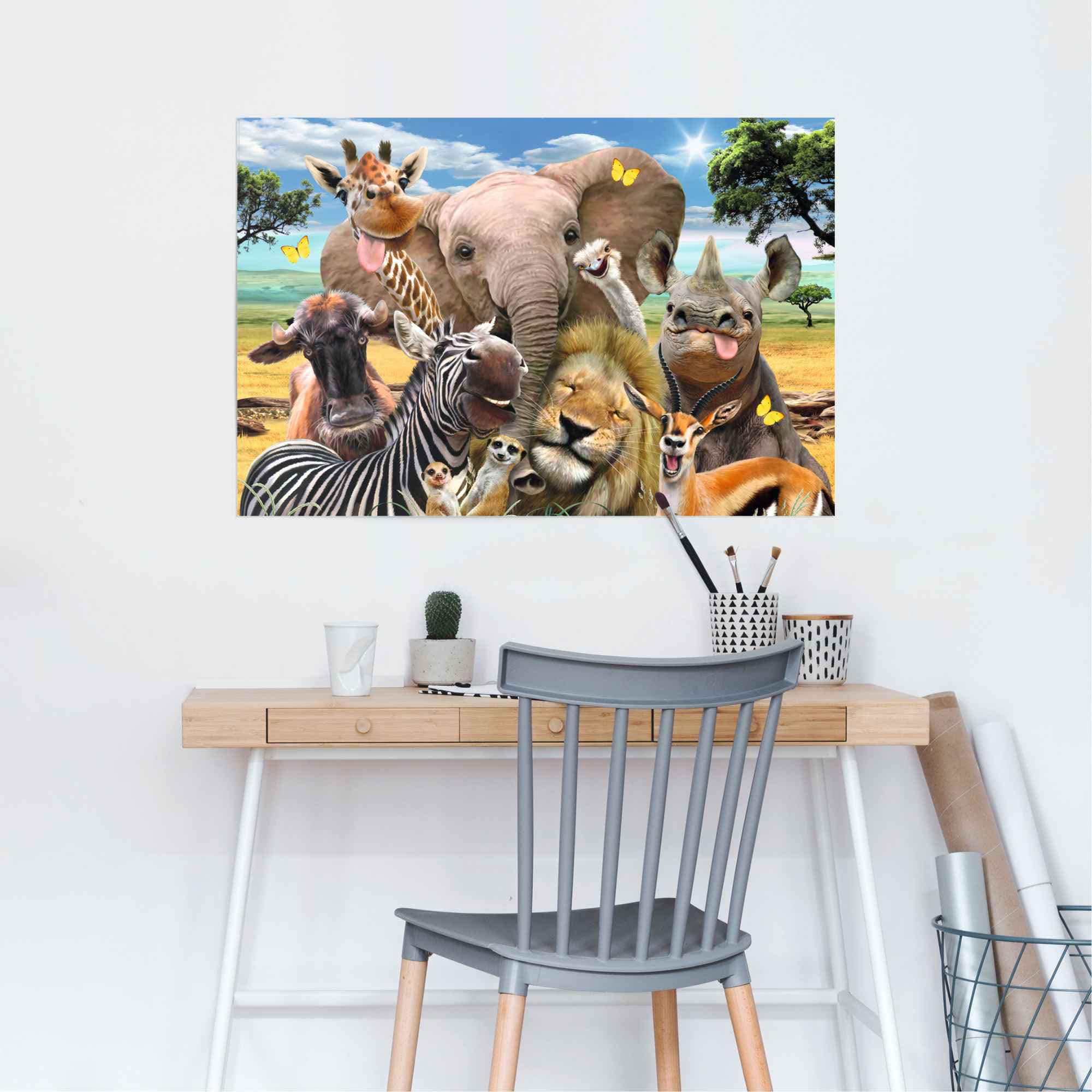 Reinders! Poster »Lustige Wildtiere«, (1 St.)