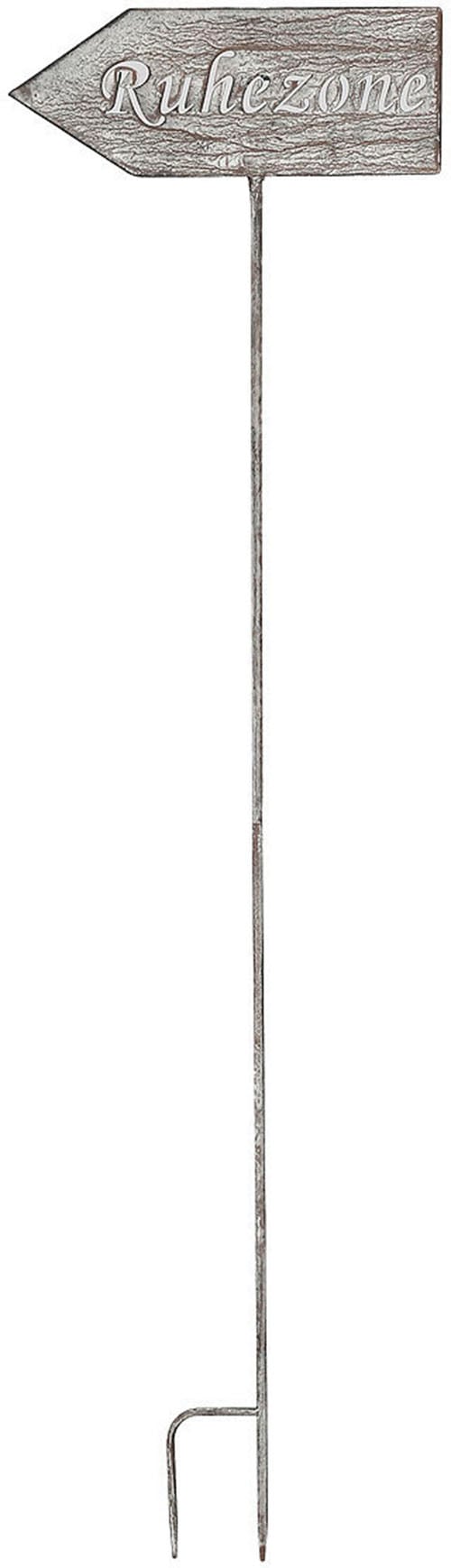 Ambiente Haus Gartenstecker "Gartenstecker Ruhezone (H) 122cm" günstig online kaufen