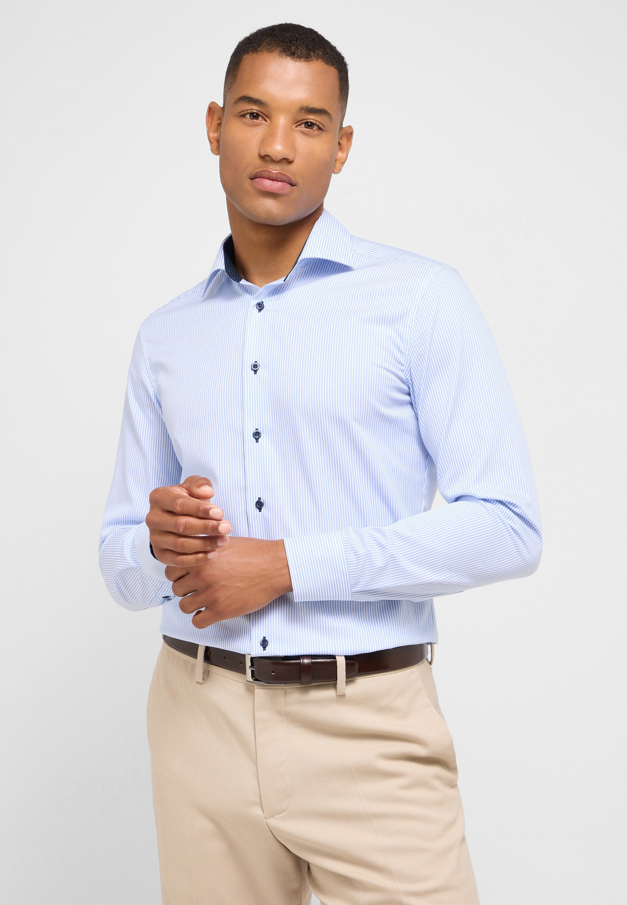 Eterna Langarmhemd "SLIM FIT", NON IRON (bügelfrei) günstig online kaufen